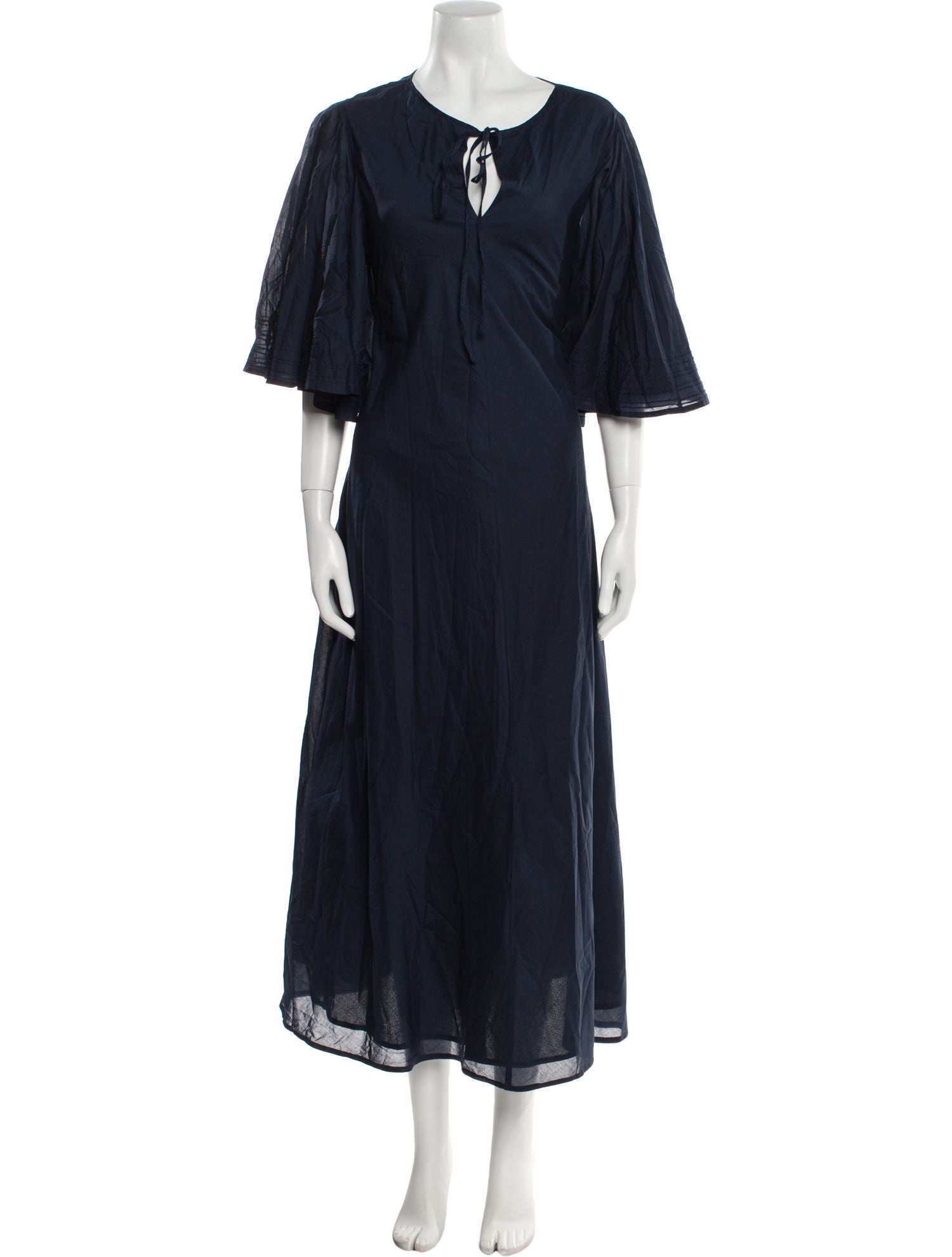 Merlette Tie Neck Long Dress w/ Tags