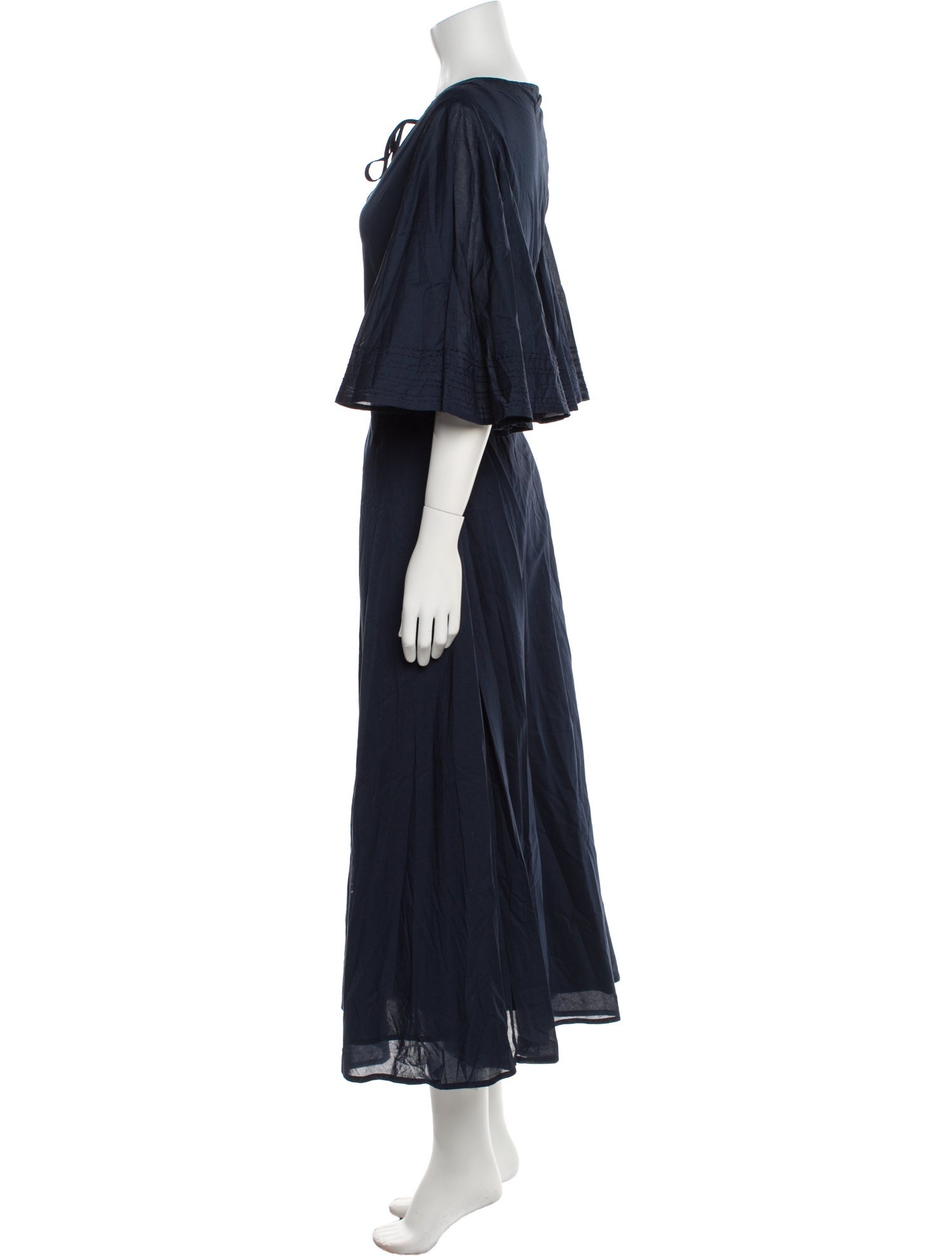Merlette Tie Neck Long Dress w/ Tags