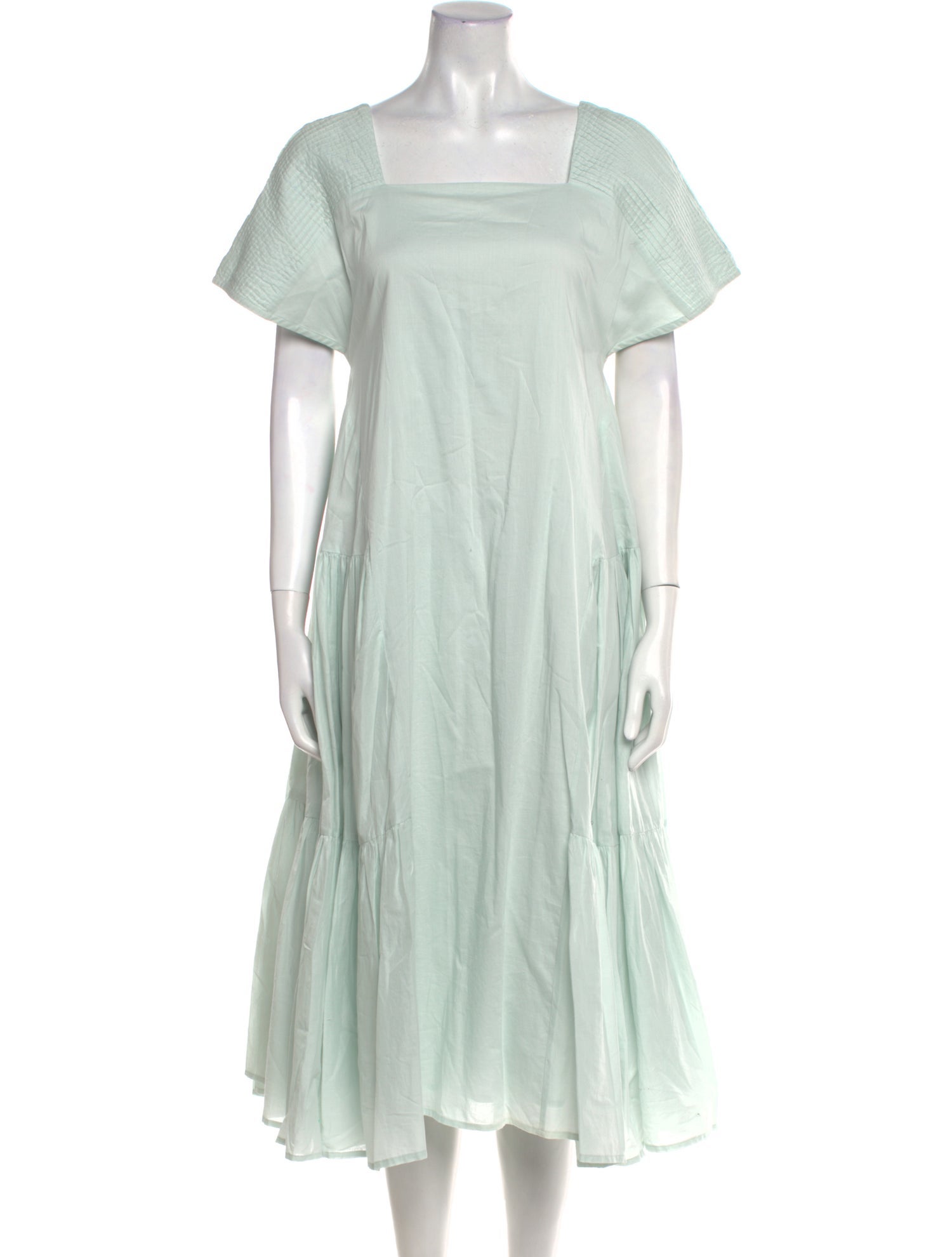 Merlette Square Neckline Midi Length Dress