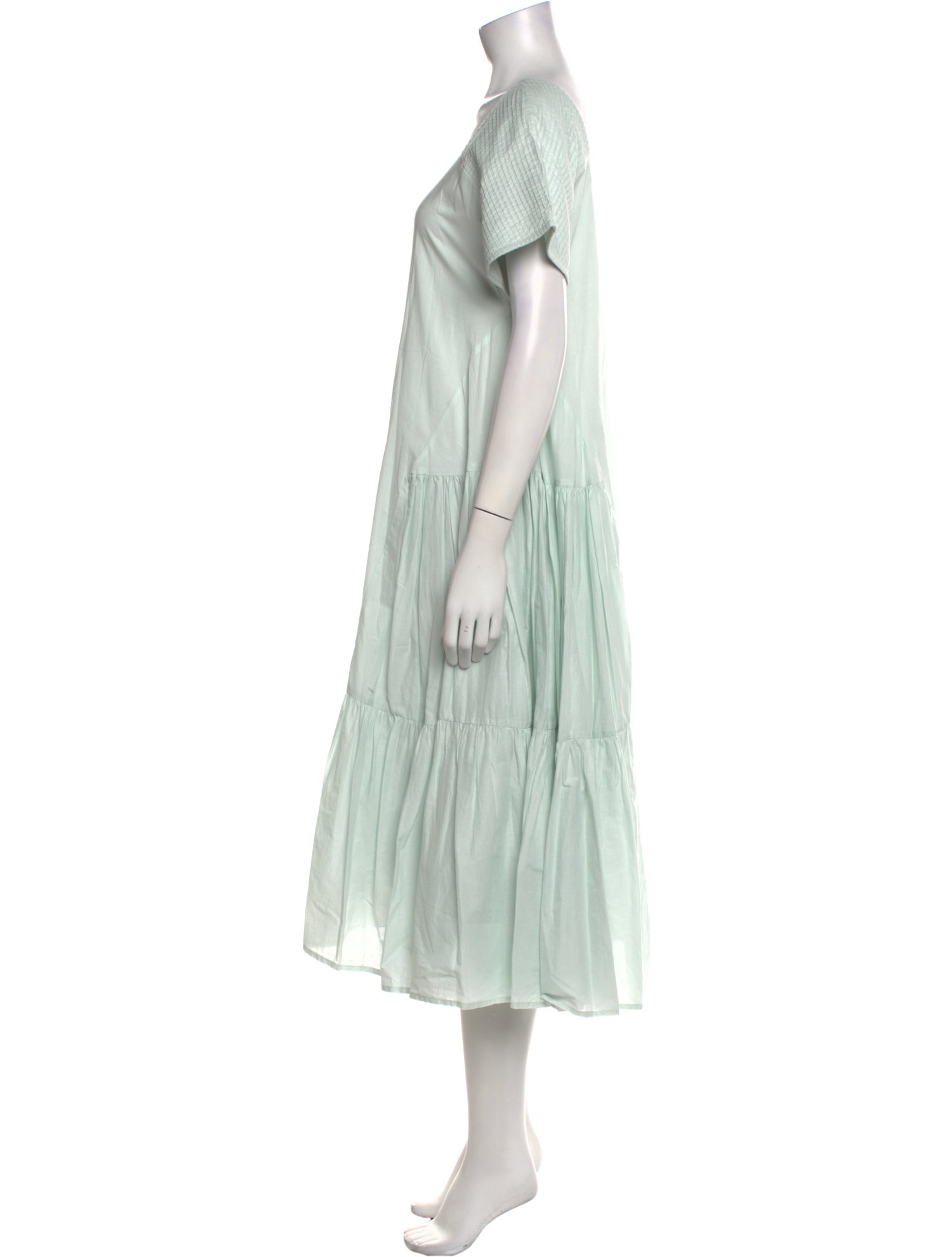 Merlette Square Neckline Midi Length Dress