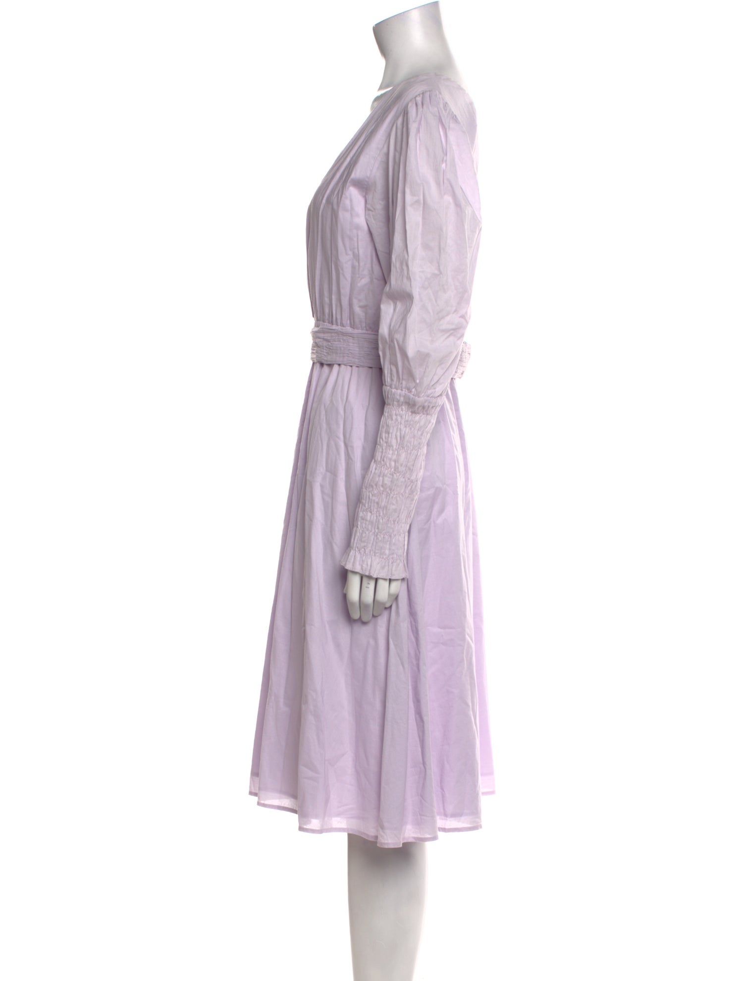 Merlette V-Neck Midi Length Dress