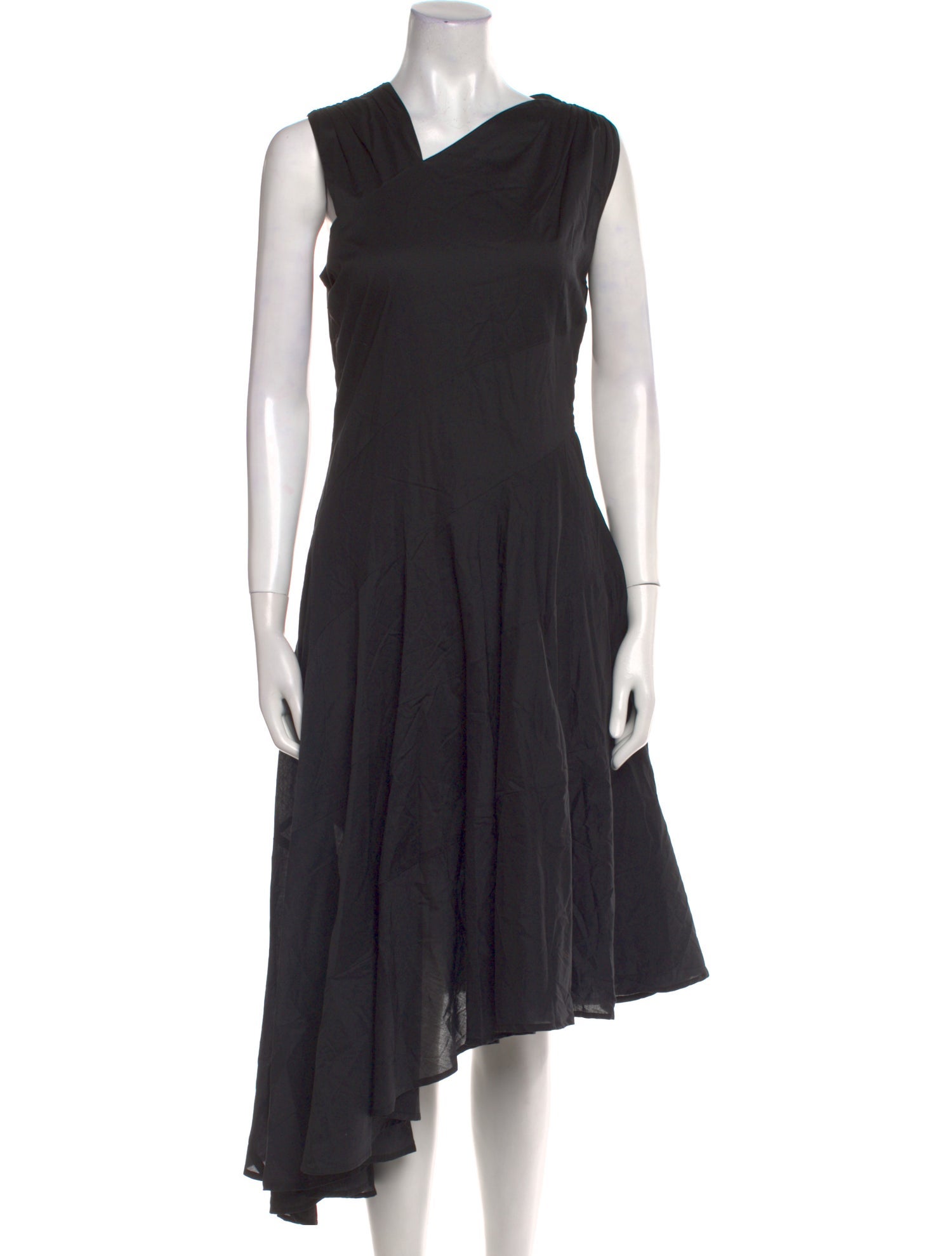 Merlette Cowl Neck Knee-Length Dress