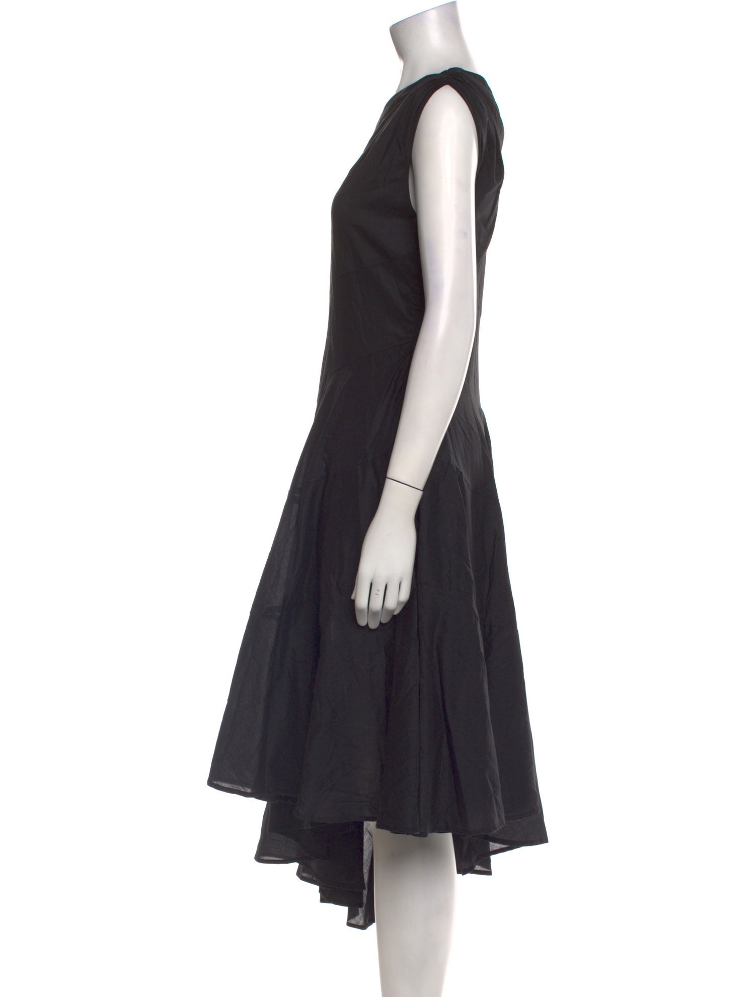 Merlette Cowl Neck Knee-Length Dress