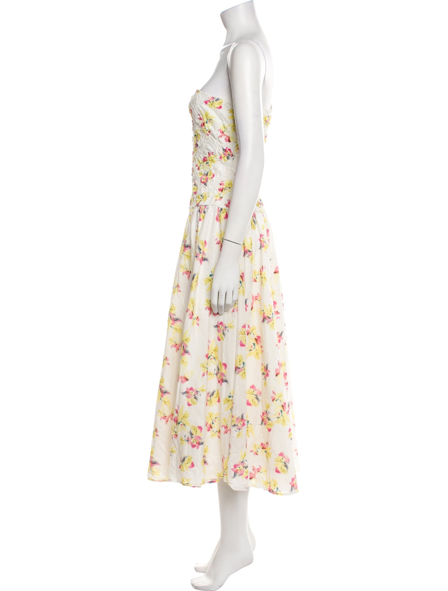 Merlette Floral Print Long Dress w/ Tags