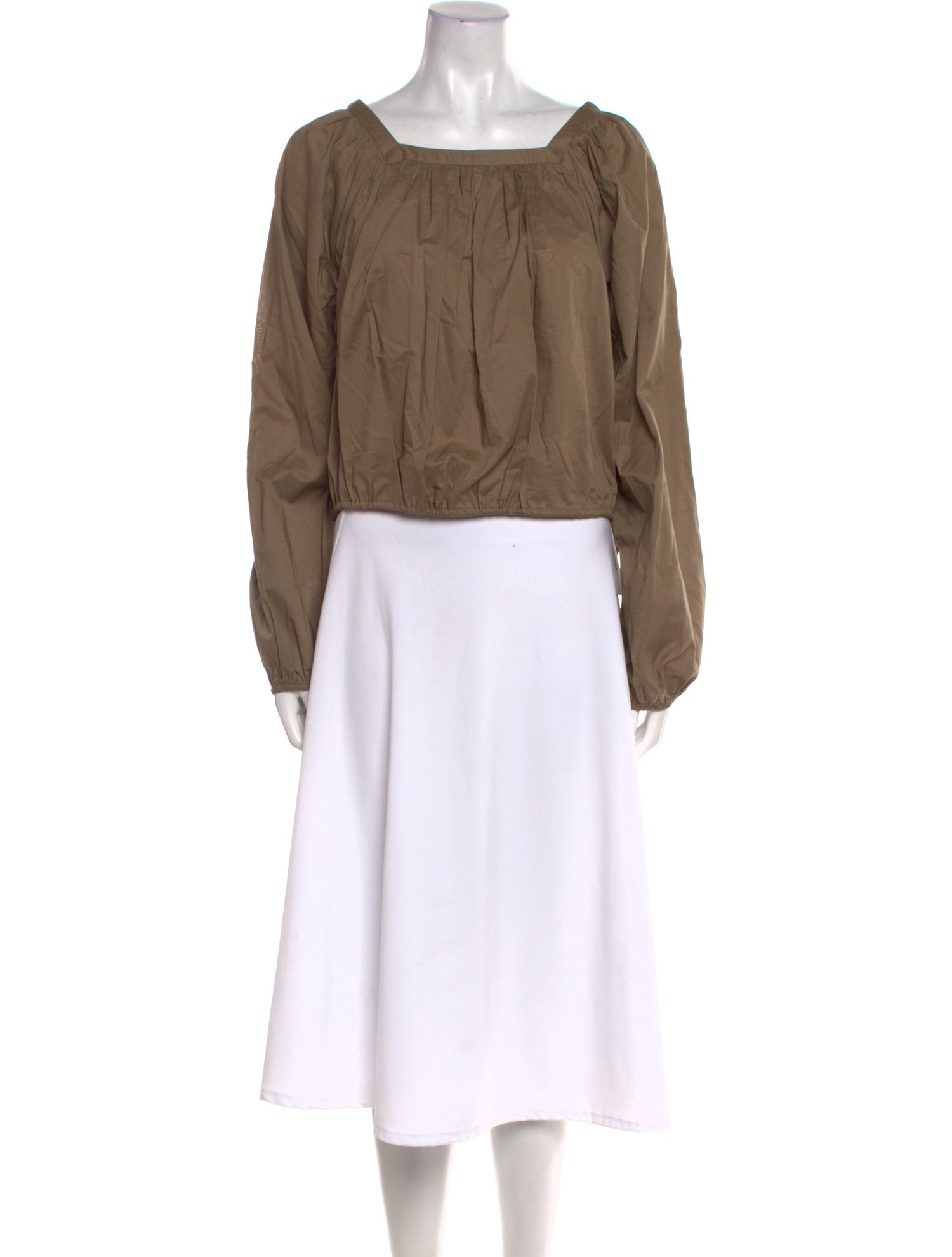 Merlette Square Neckline Long Sleeve Blouse w/ Tags