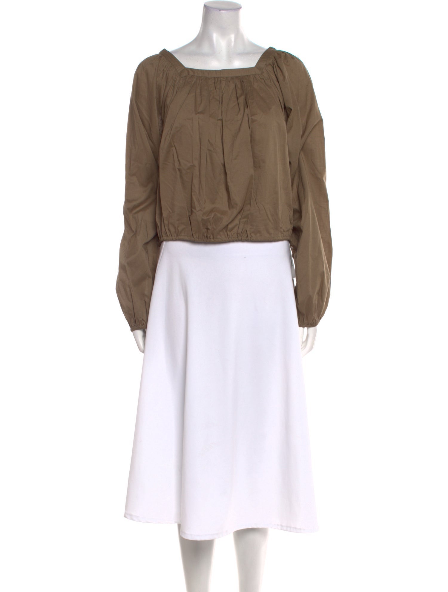 Merlette Square Neckline Long Sleeve Blouse w/ Tags