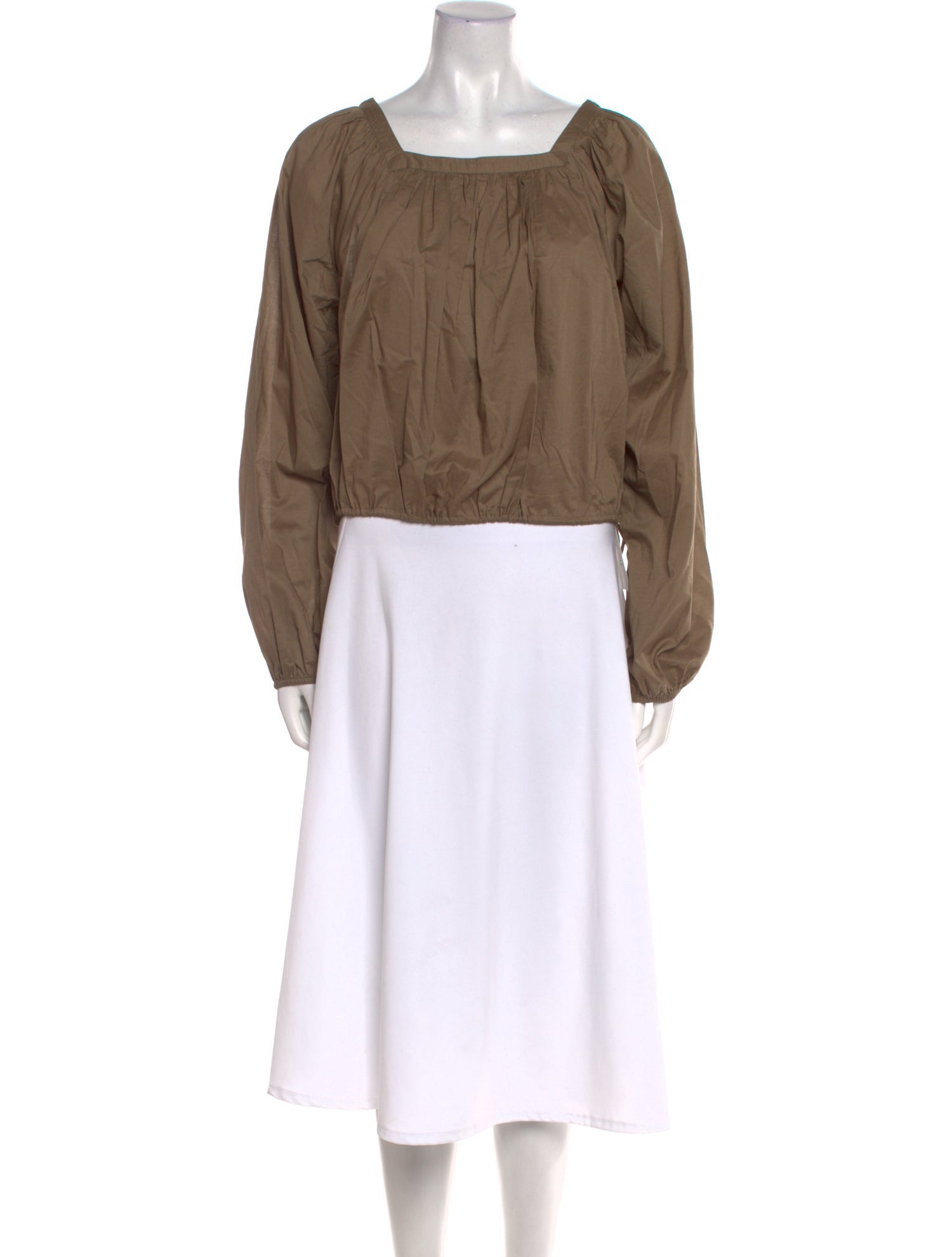 Merlette Square Neckline Long Sleeve Blouse w/ Tags