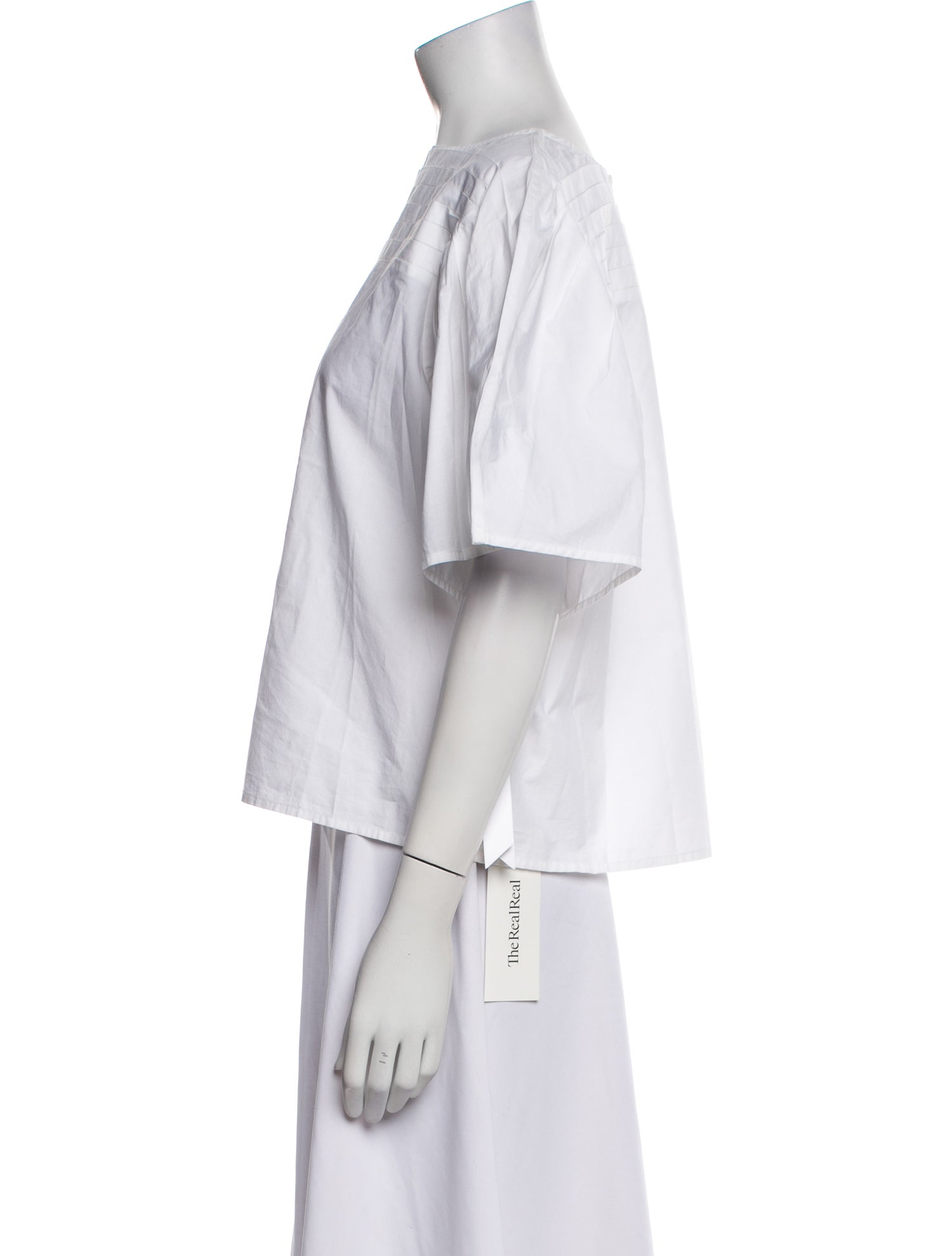 Merlette Off-The-Shoulder Short Sleeve Blouse