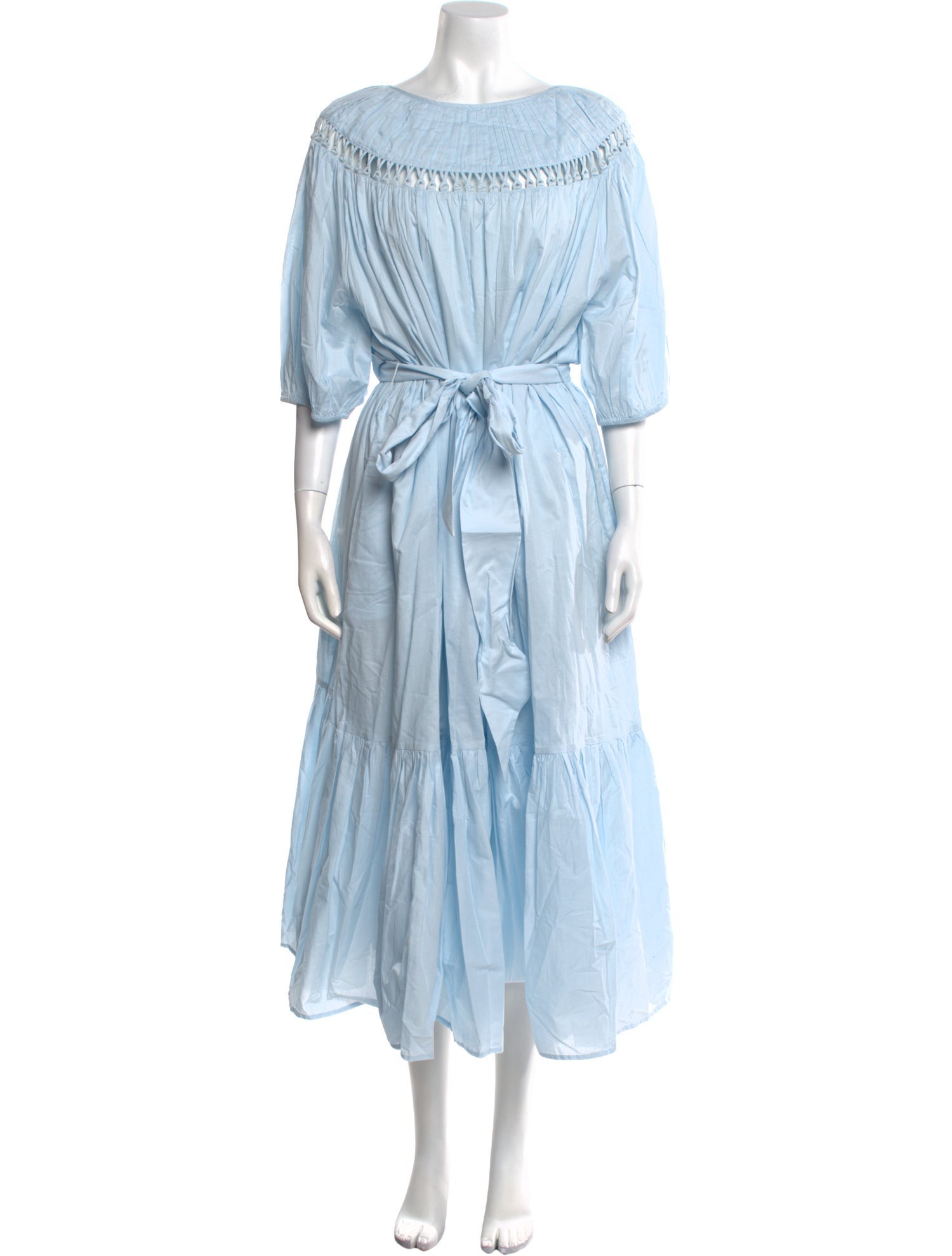 Merlette Bateau Neckline Midi Length Dress