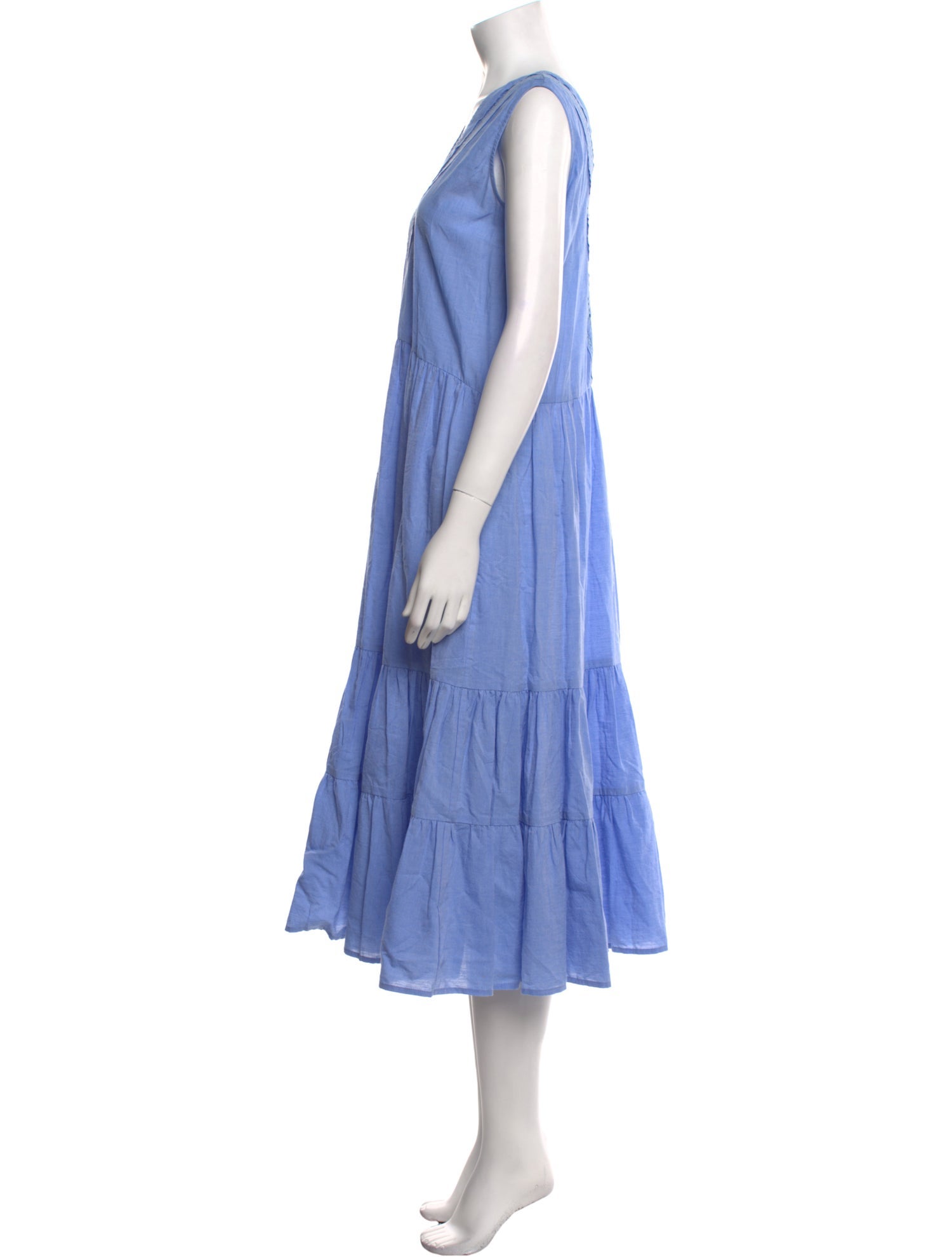 Merlette V-Neck Midi Length Dress