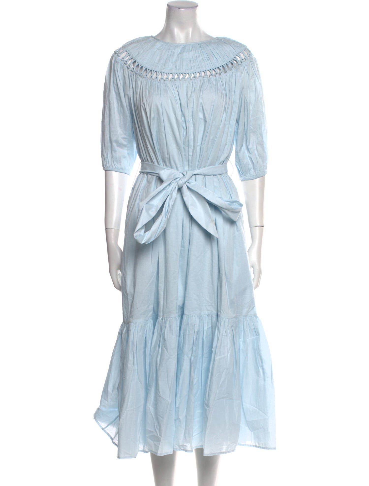 Merlette Bateau Neckline Long Dress