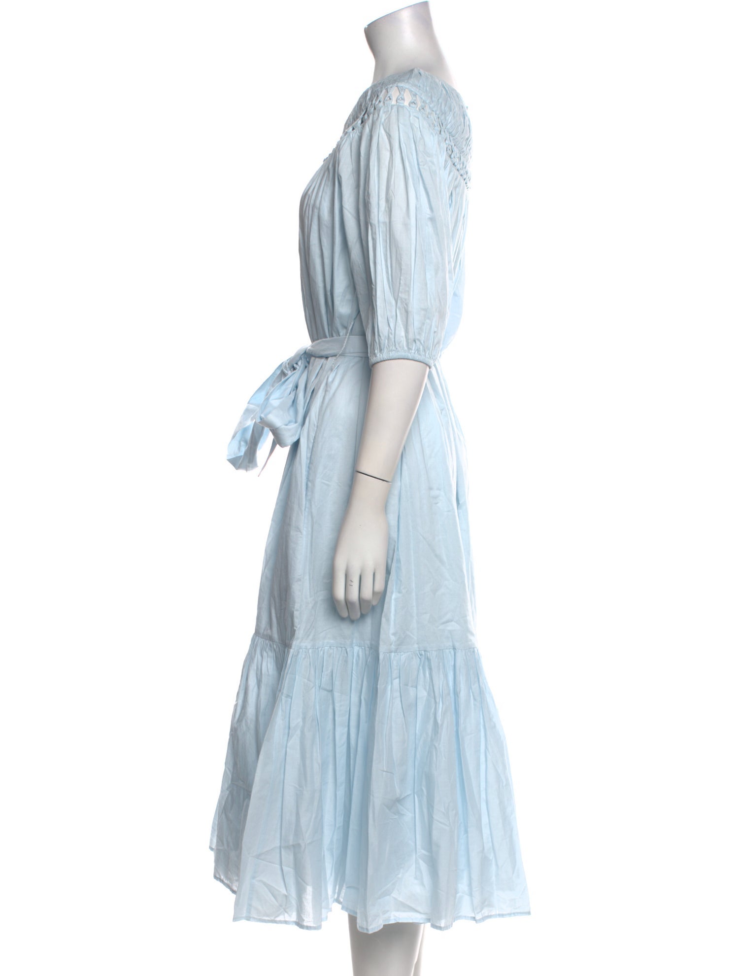 Merlette Bateau Neckline Long Dress