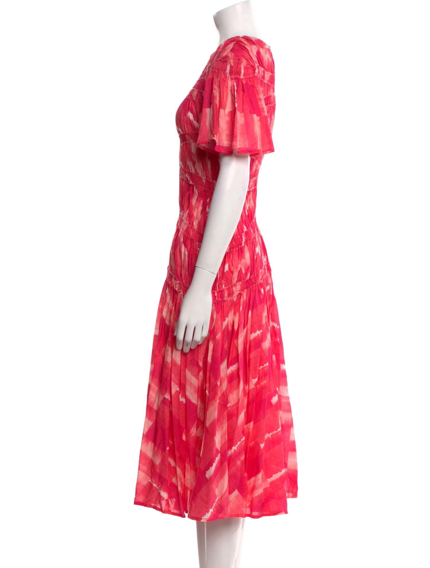 Merlette Tie-Dye Print Long Dress