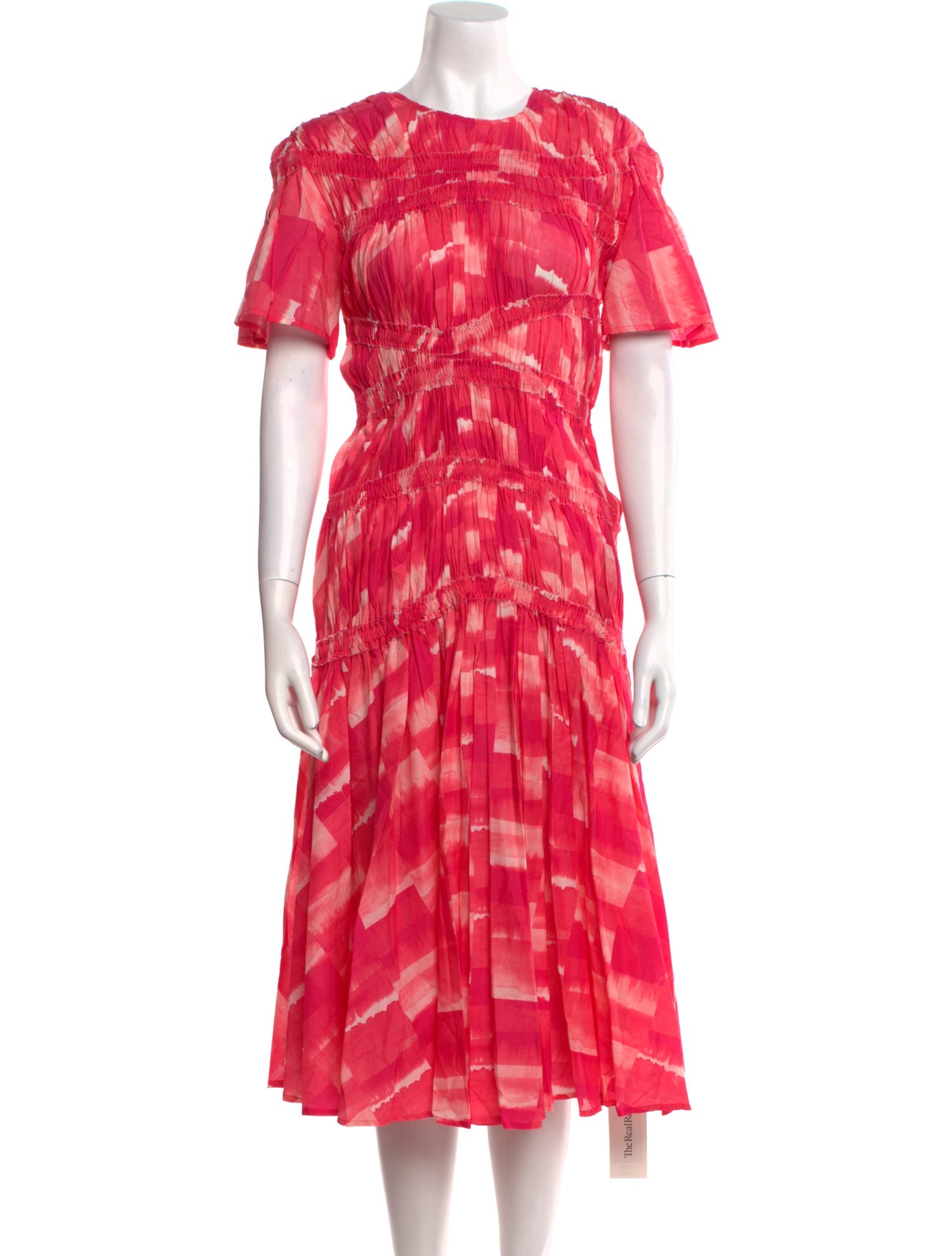 Merlette Tie-Dye Print Midi Length Dress