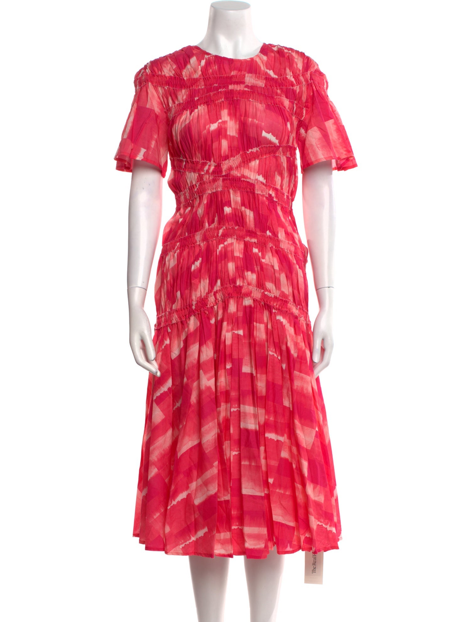 Merlette Tie-Dye Print Midi Length Dress