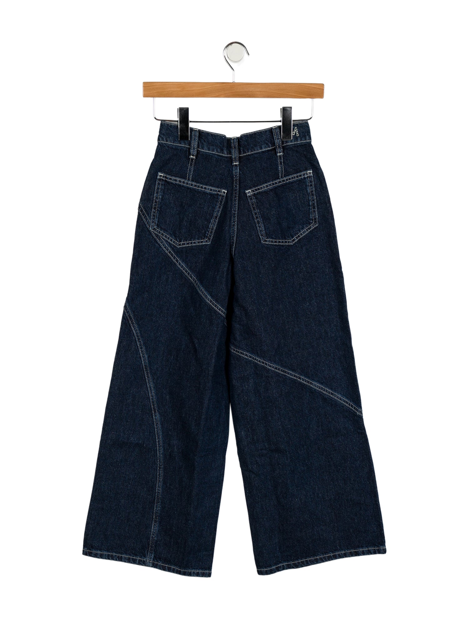 Merlette Mid-Rise Wide Leg Jeans