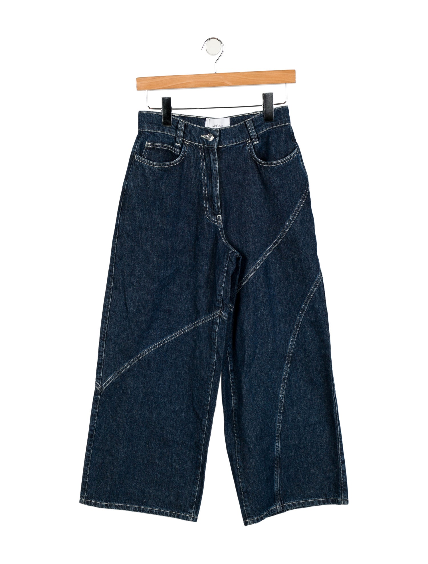 Merlette High-Rise Wide Leg Jeans w/ Tags