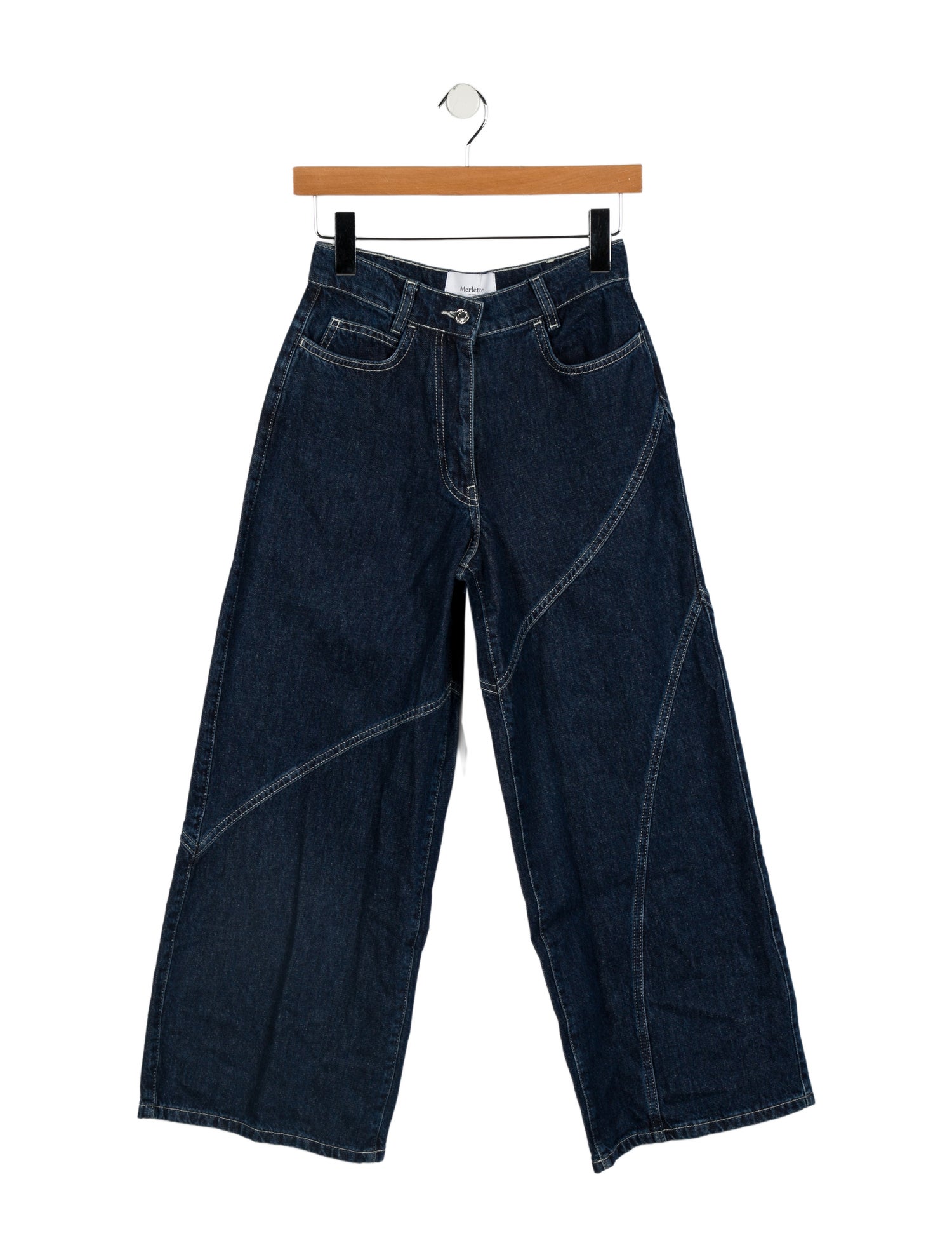 Merlette Mid-Rise Wide Leg Jeans w/ Tags