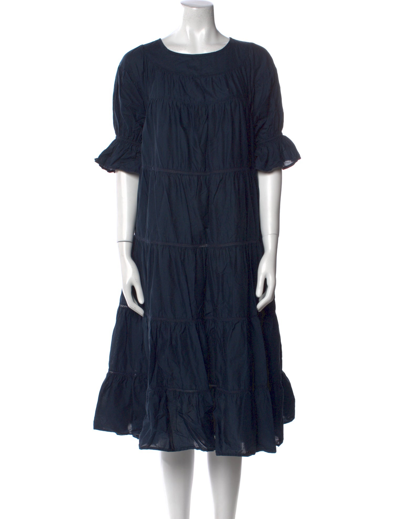 Merlette Scoop Neck Midi Length Dress