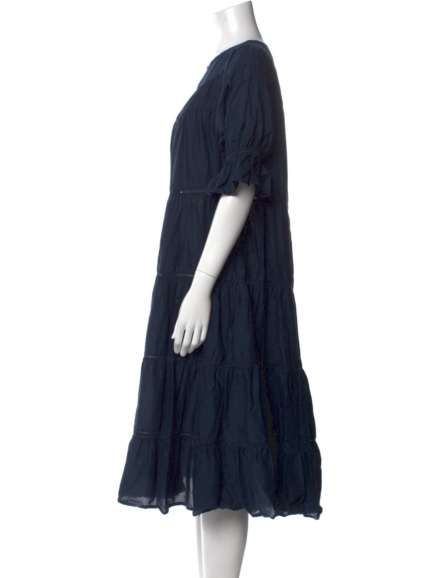 Merlette Scoop Neck Midi Length Dress