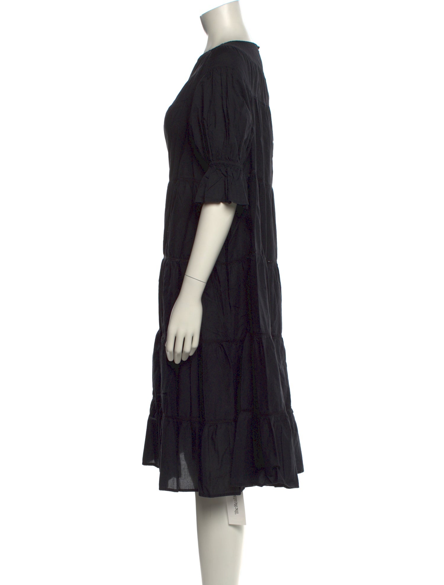 Merlette Bateau Neckline Midi Length Dress