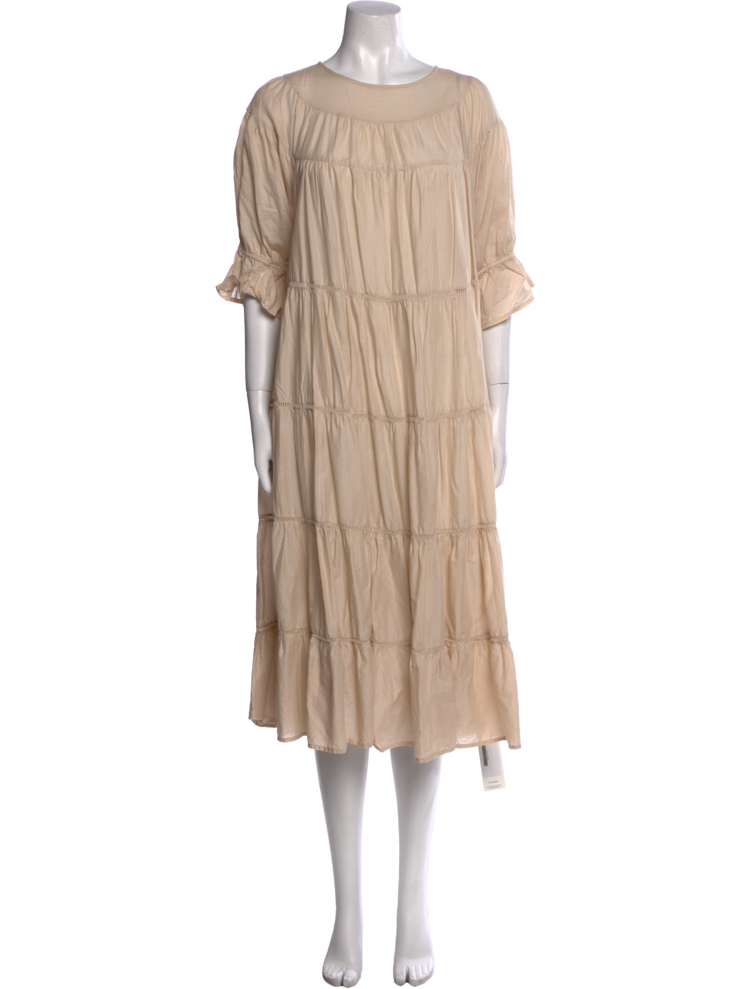 Merlette Crew Neck Midi Length Dress