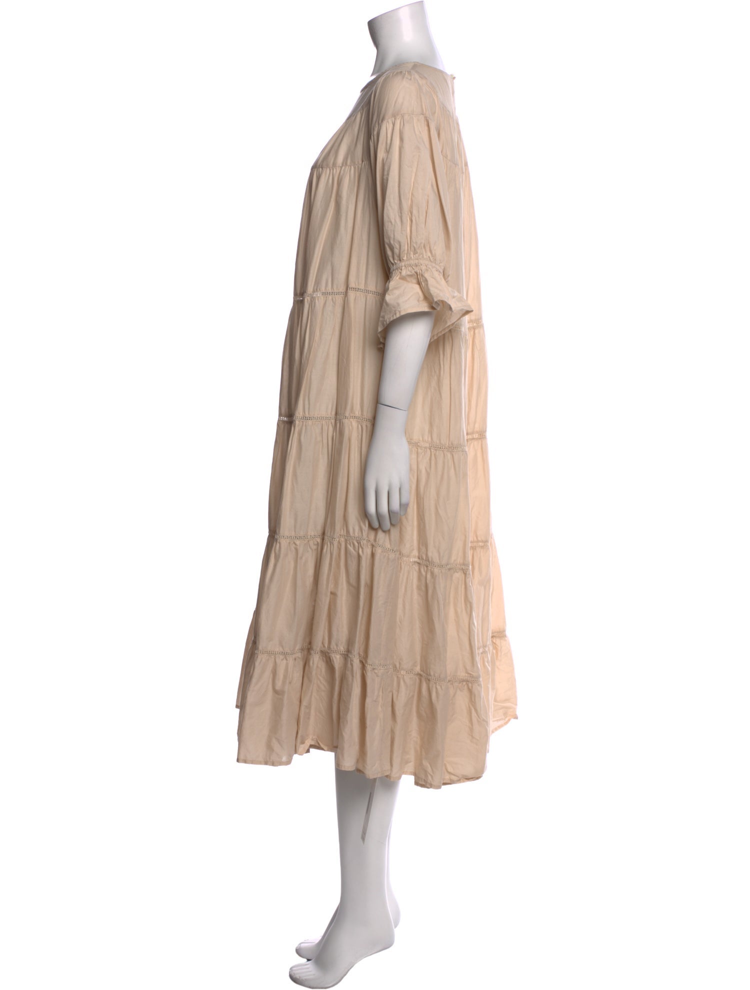 Merlette Crew Neck Midi Length Dress