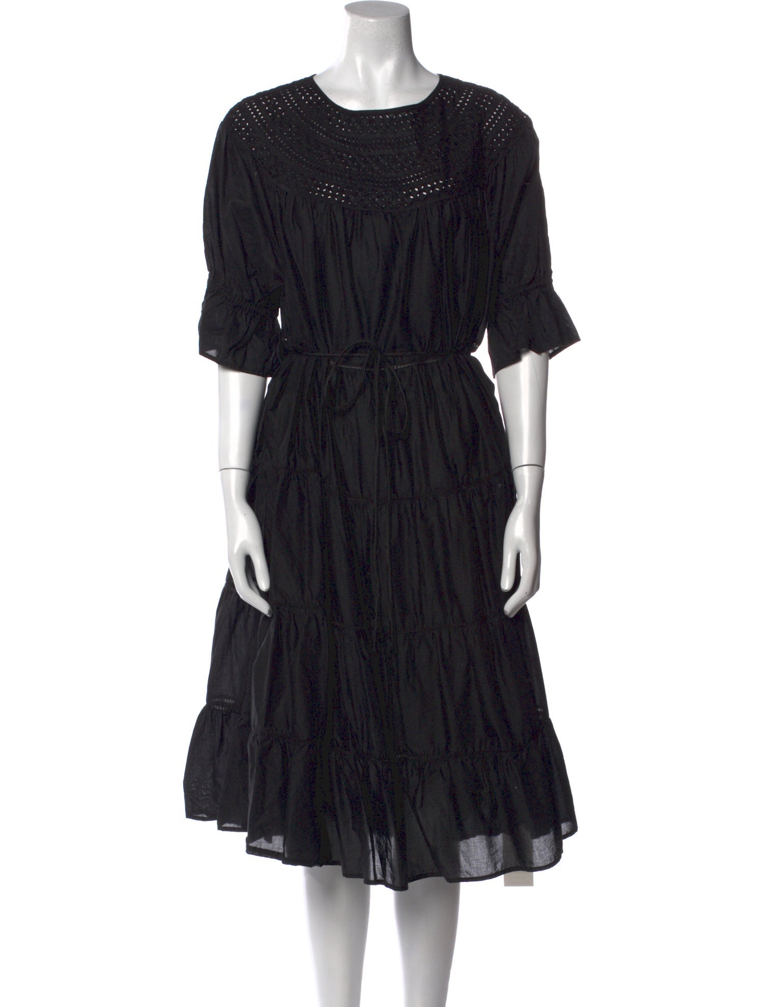 Merlette Scoop Neck Midi Length Dress