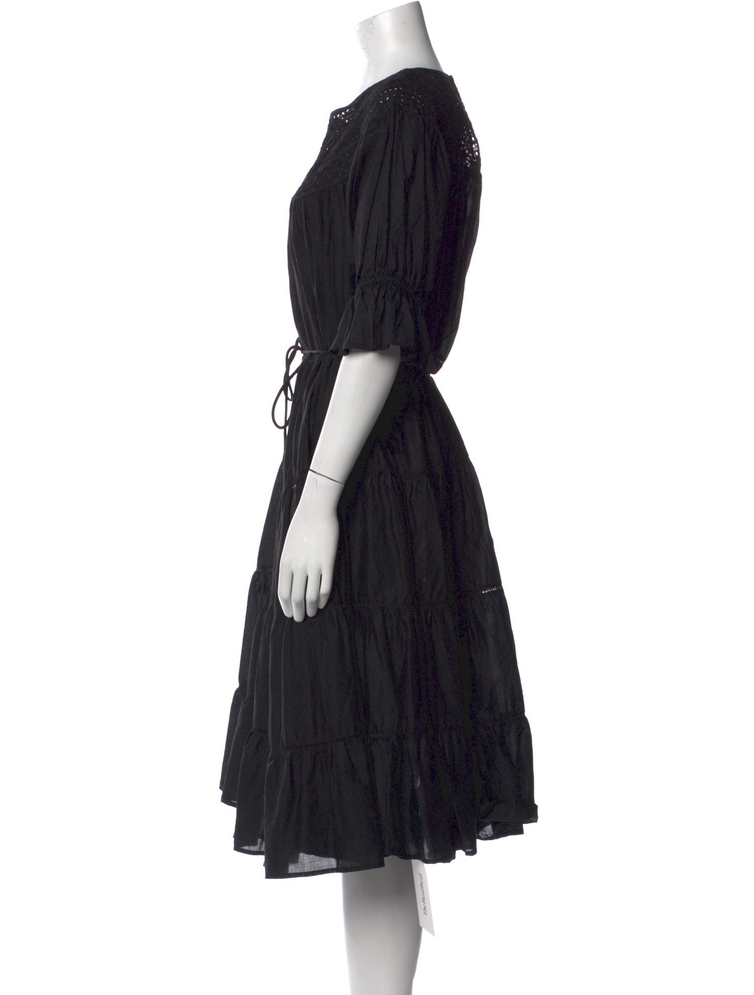 Merlette Scoop Neck Midi Length Dress