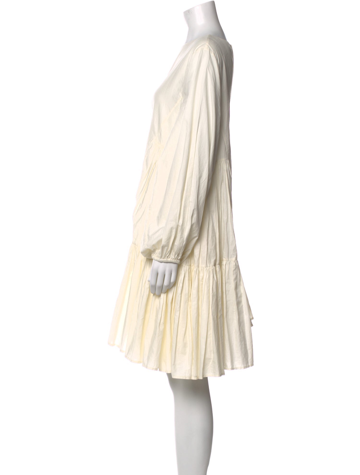 Merlette Bateau Neckline Mini Dress