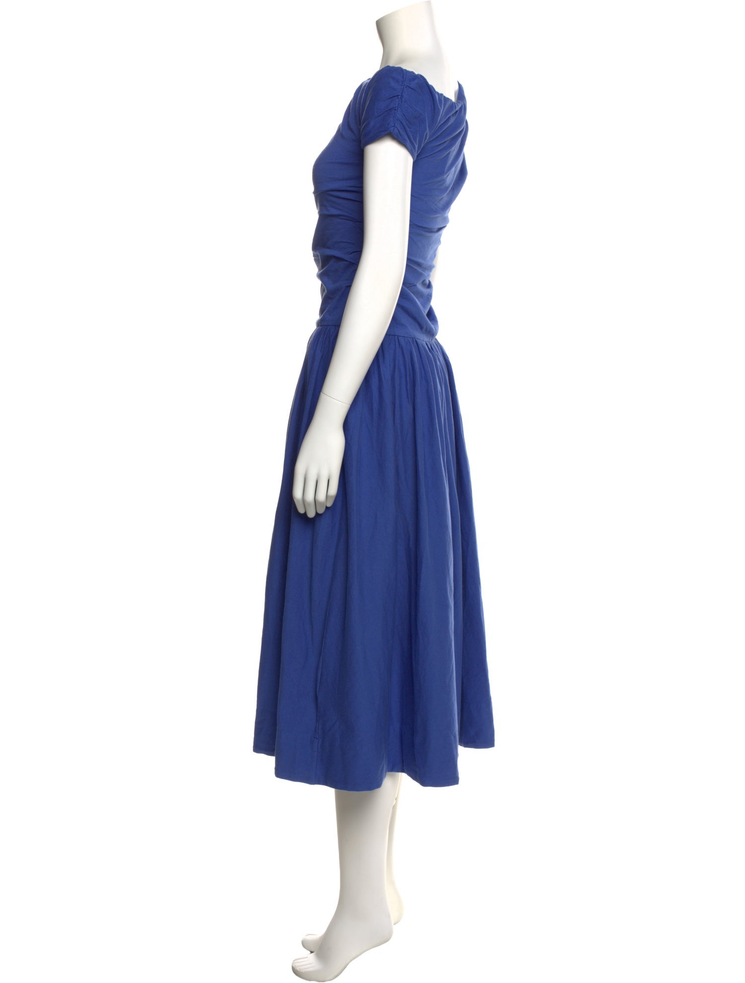 Merlette Bateau Neckline Long Dress