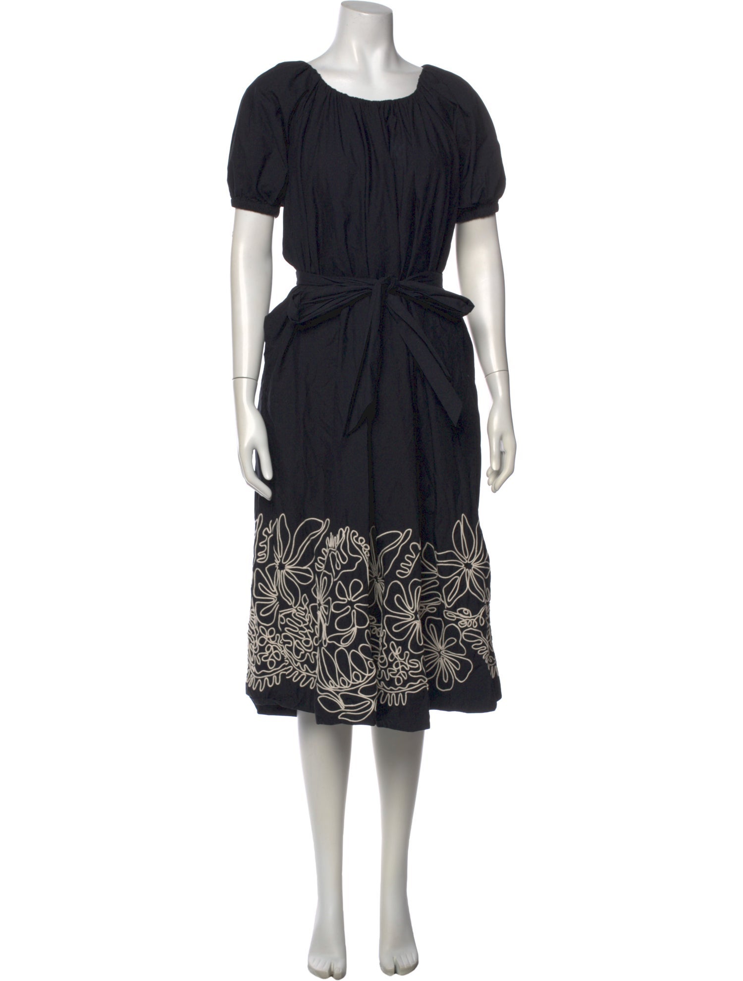 Merlette Scoop Neck Midi Length Dress