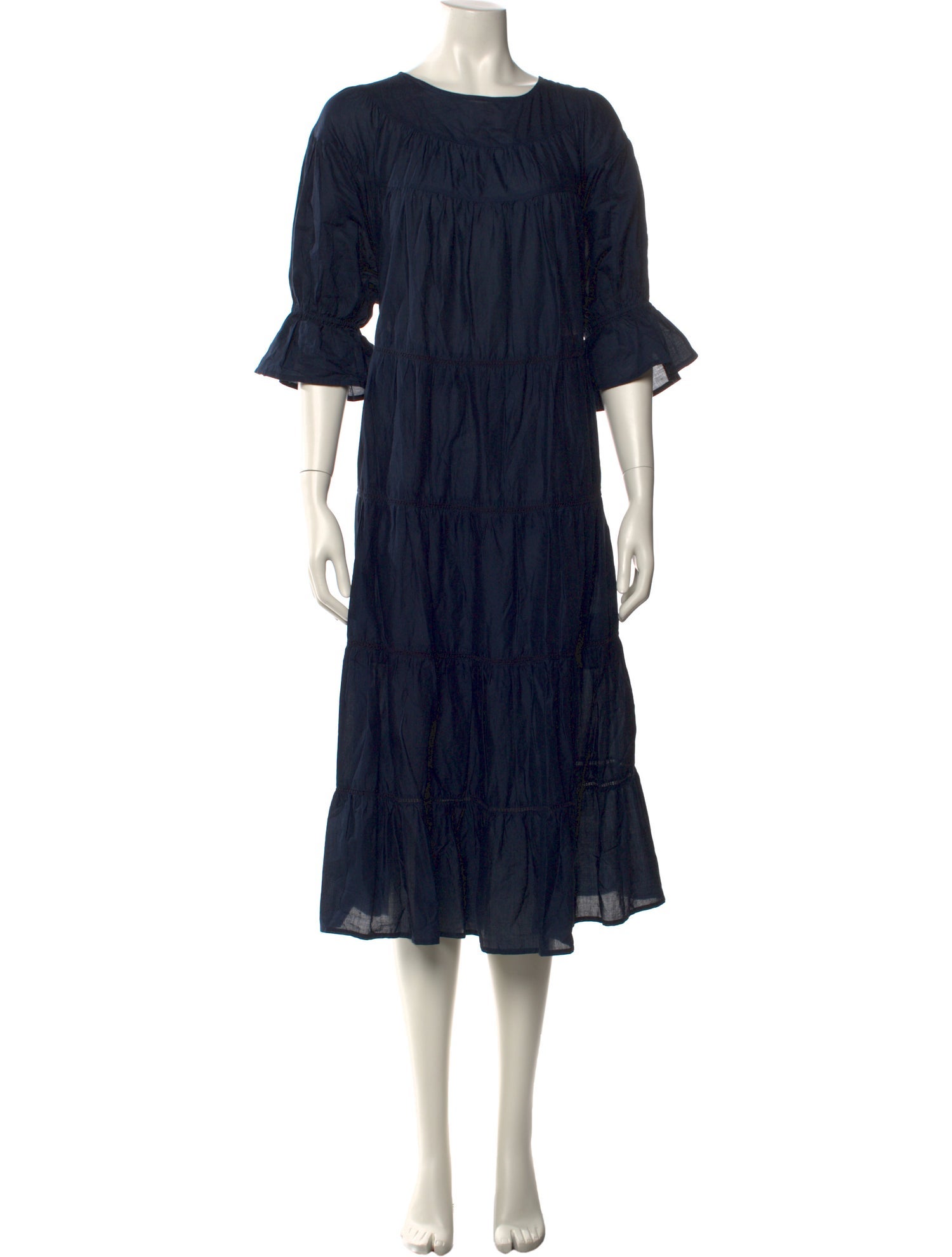 Merlette Crew Neck Long Dress