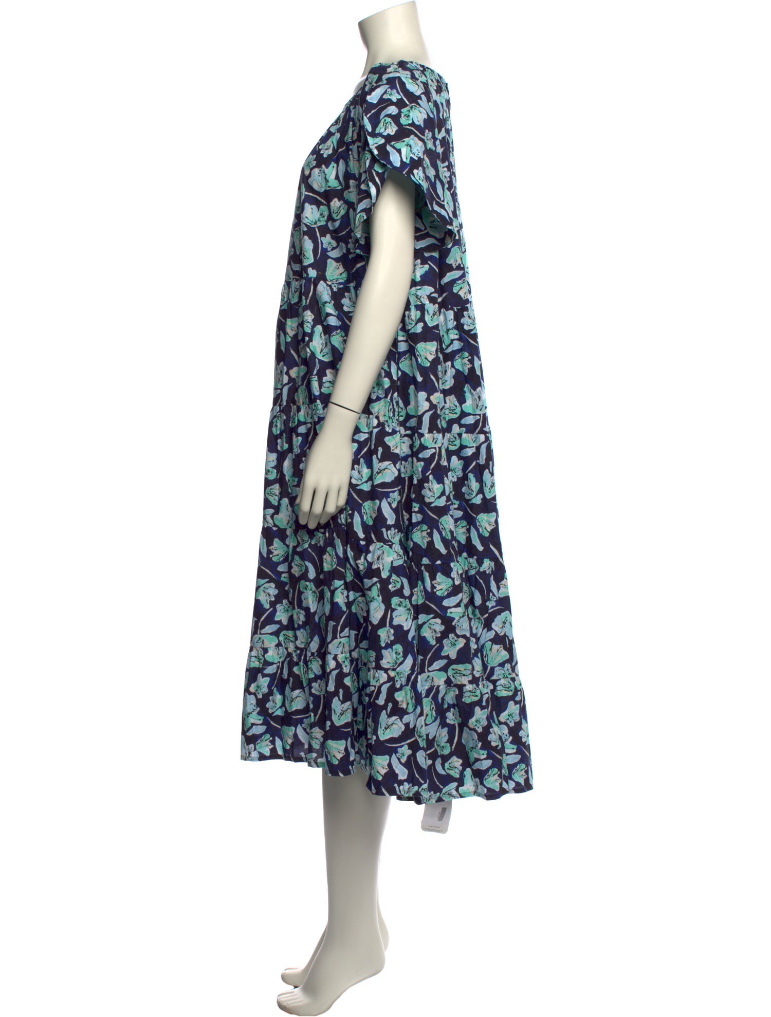Merlette Printed Midi Length Dress