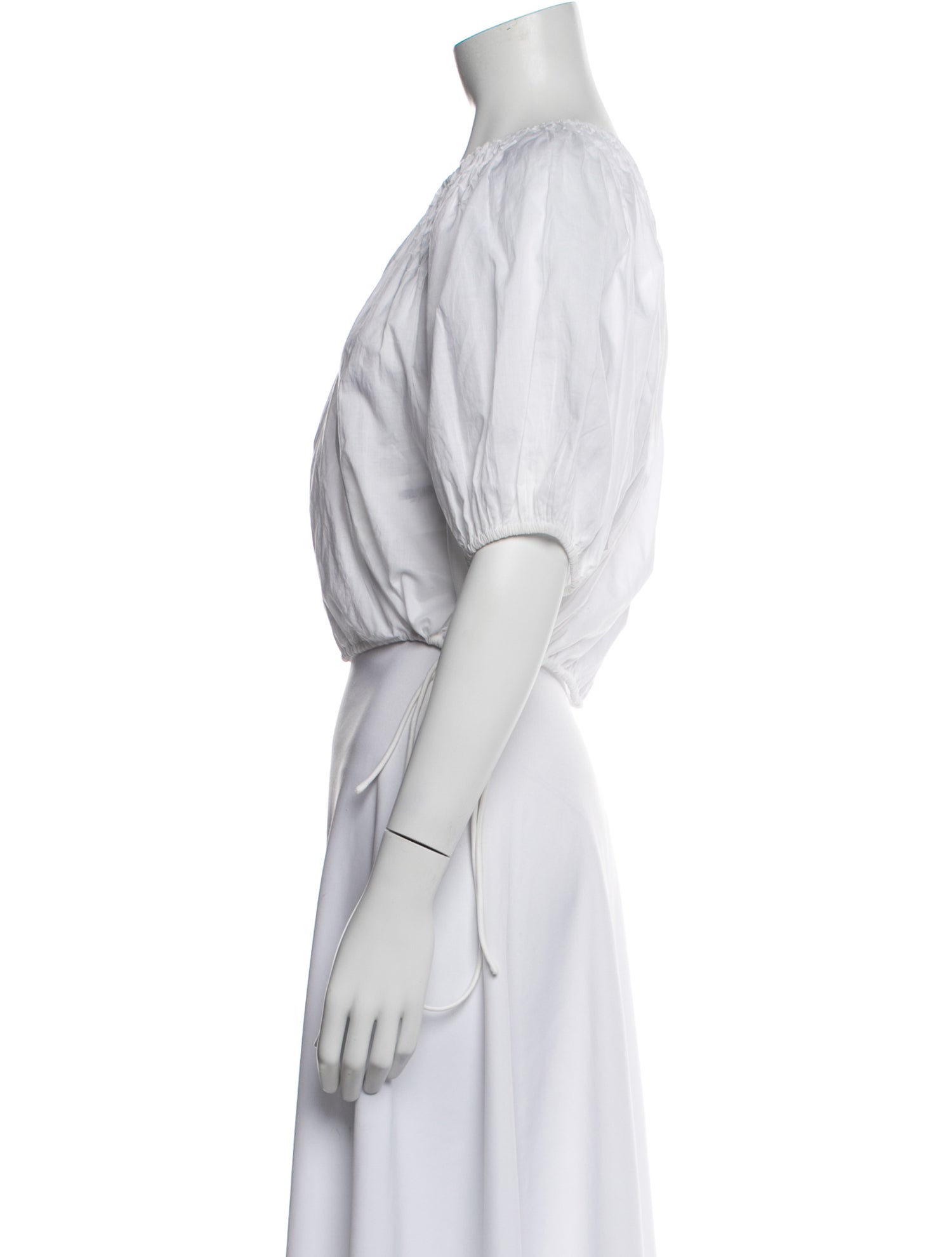 トップス Merlette Scoop Neck Blouse Merlette Scoop Neck Short Sleeve Blouse w/ Tags - Neutrals Tops