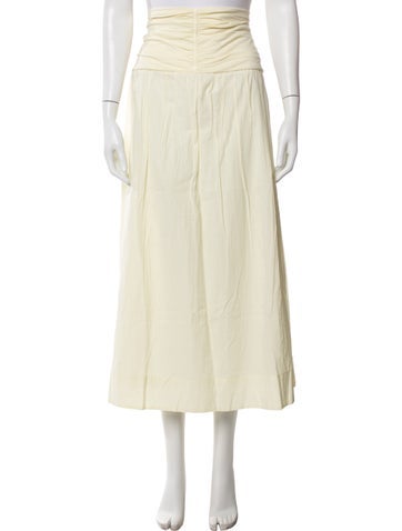 Pre-owned Merlette Long Skirt W/ Tags In Yellow