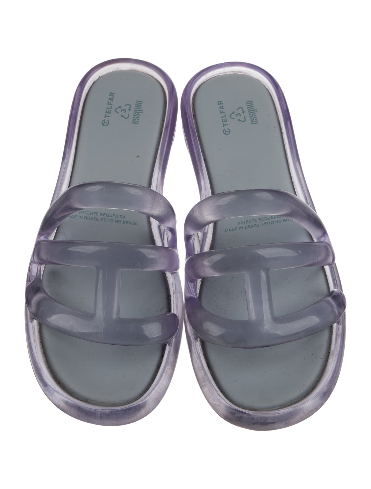 Melissa x TELFAR Rubber Cutout Accent Slides