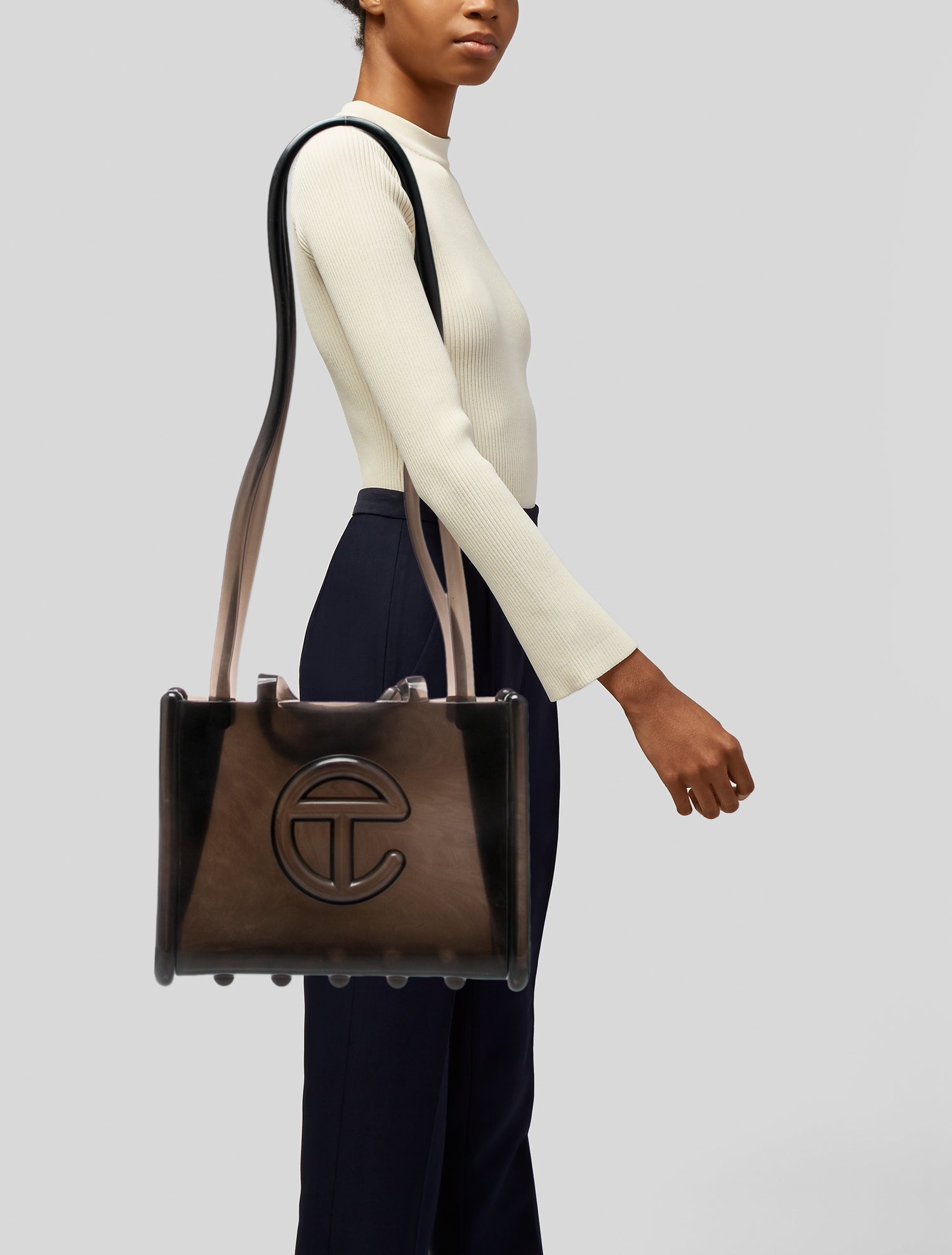 Melissa x TELFAR Rubber Top Handle Bag