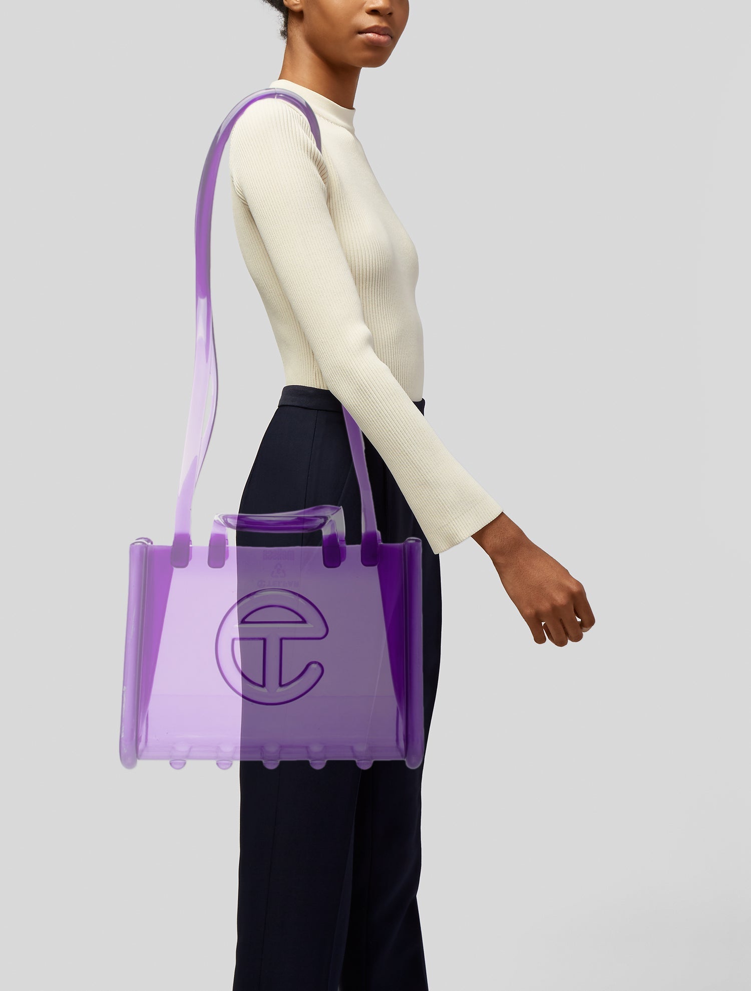 Melissa x TELFAR Rubber Shoulder Bag