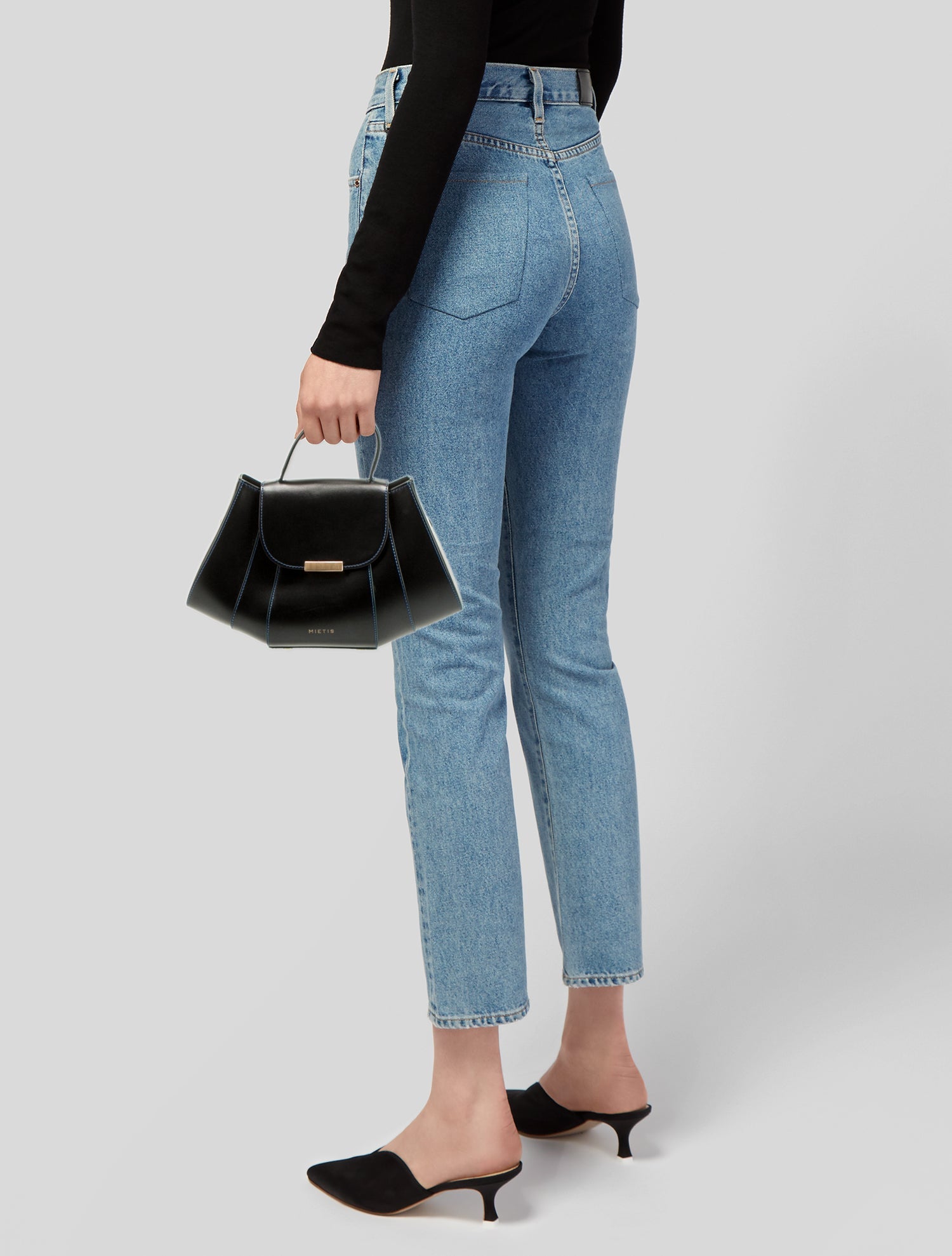 Mietis Leather Top Handle Bag