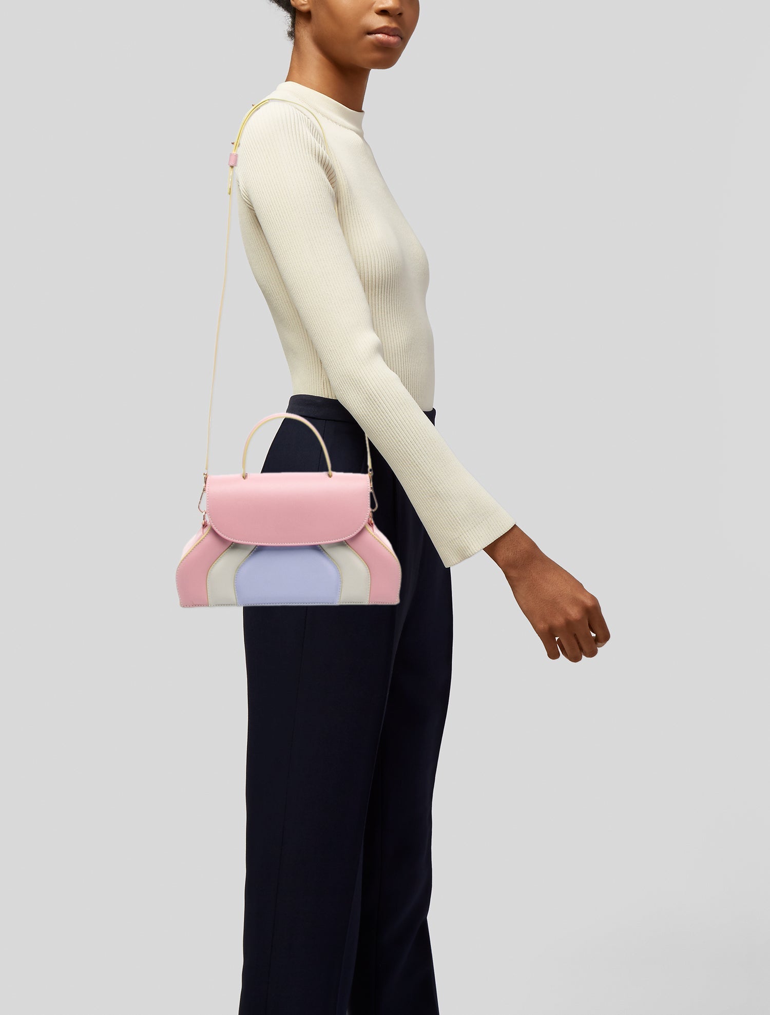 Mietis Leather Top Handle Bag