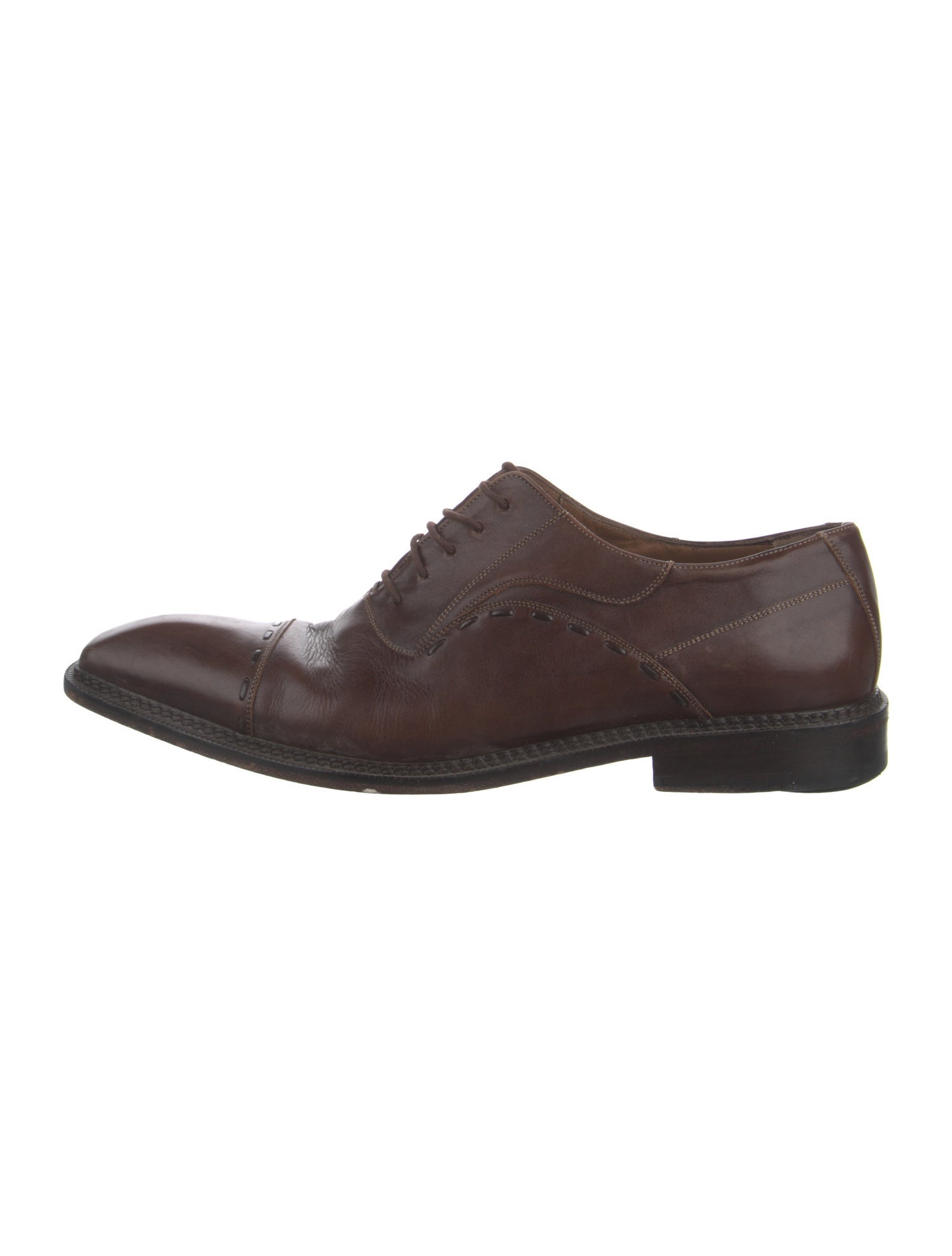 Mezlan Leather Lasercut Accents Oxfords