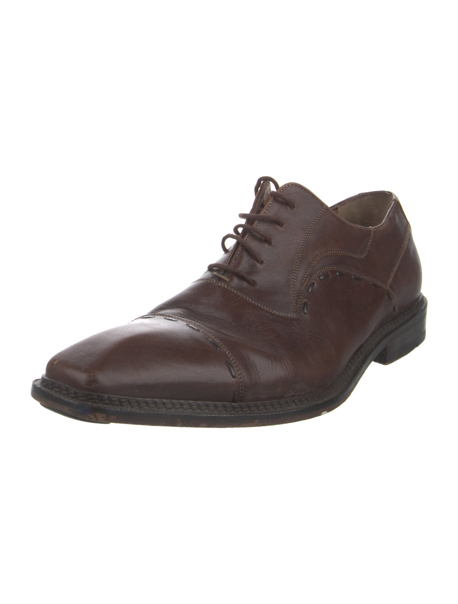 Mezlan Leather Lasercut Accents Oxfords
