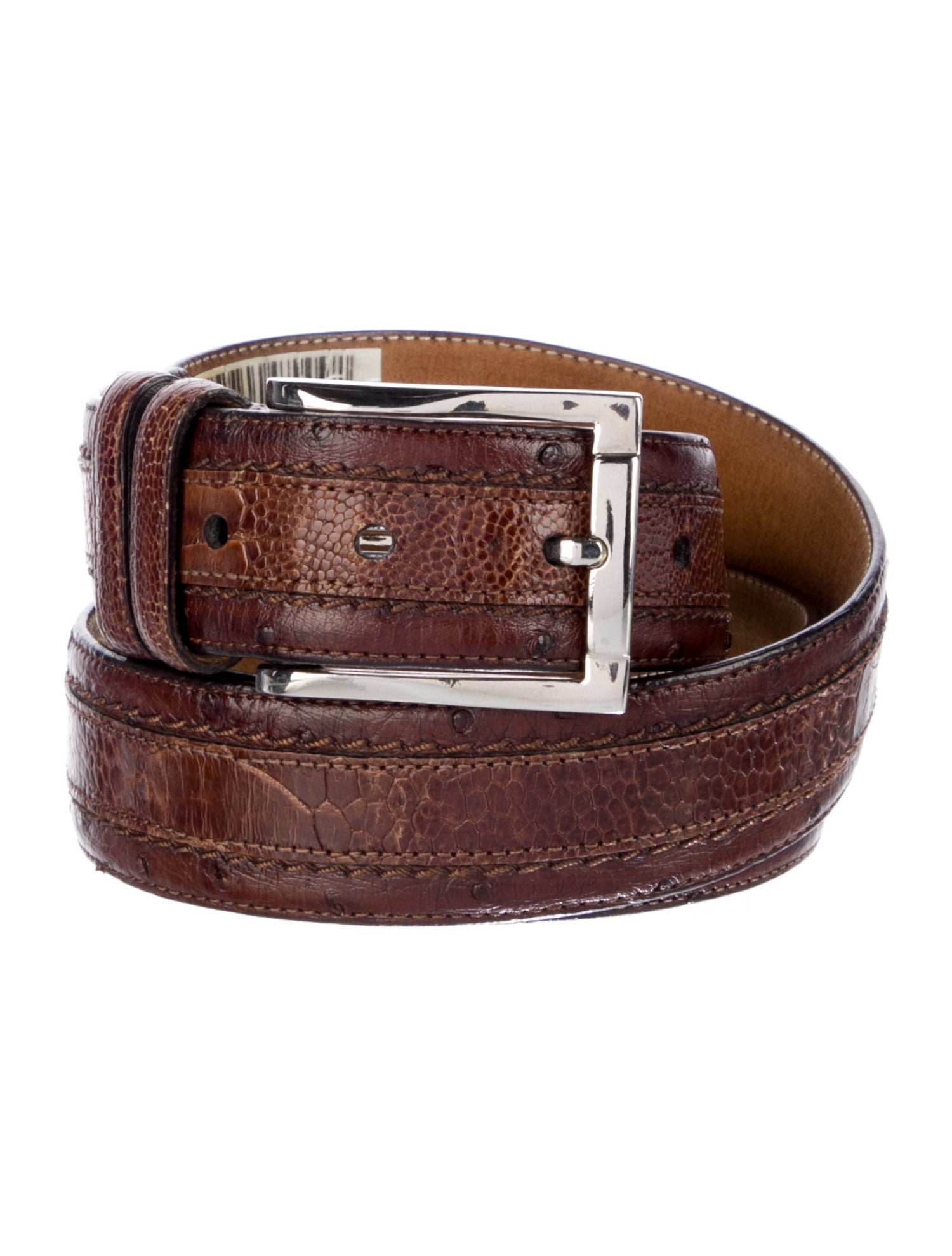 Mezlan Ostrich Belt