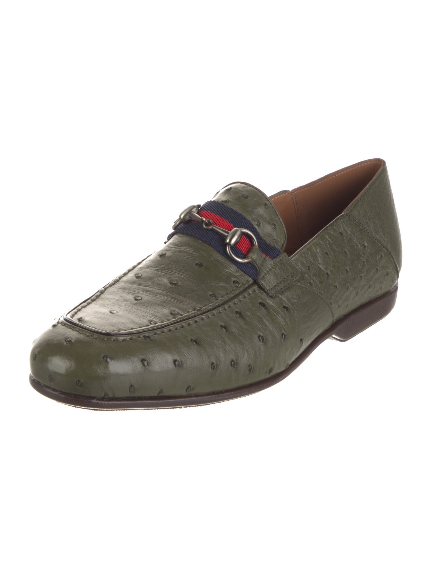 Mezlan Ostrich Dress Loafers