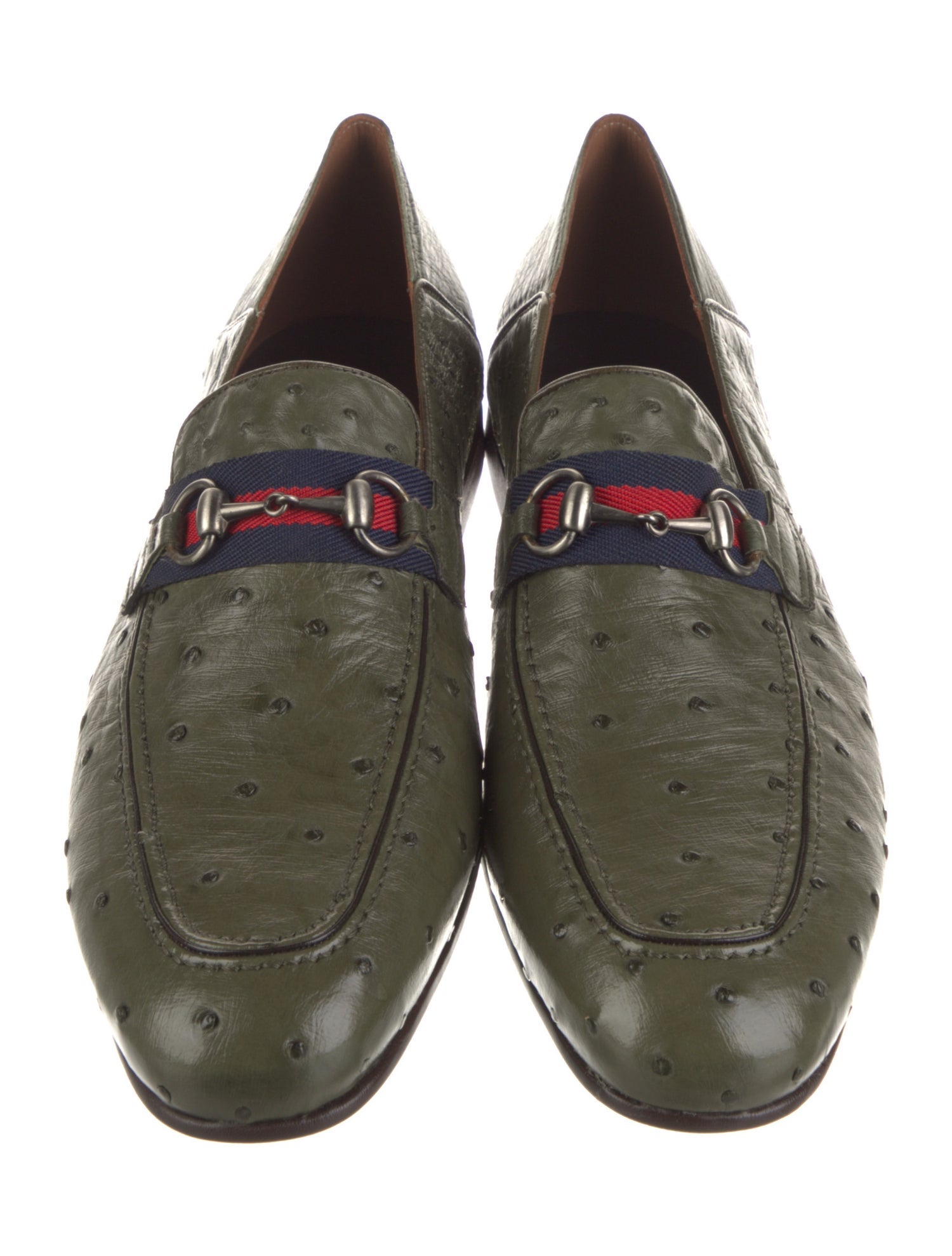 Mezlan Ostrich Dress Loafers