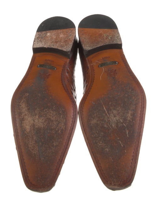 Mezlan Ostrich Monk Straps