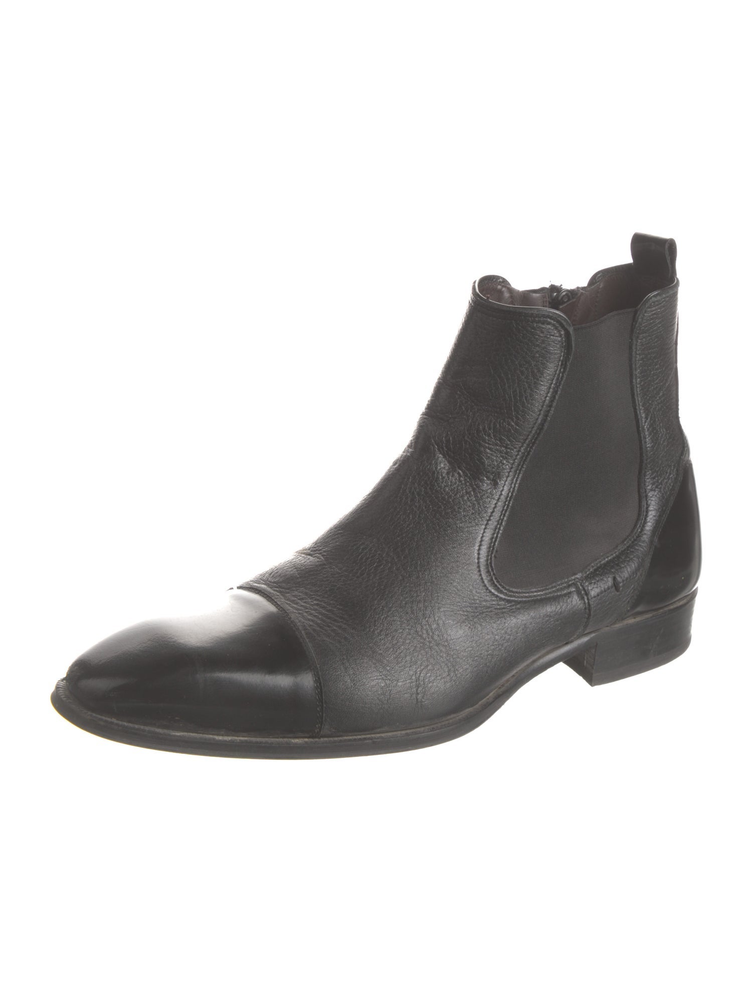 Mezlan Leather Chelsea Boots