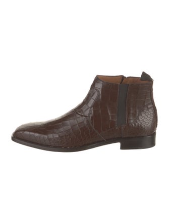 Mezlan Leather Chelsea Boots