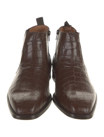 Mezlan Leather Chelsea Boots